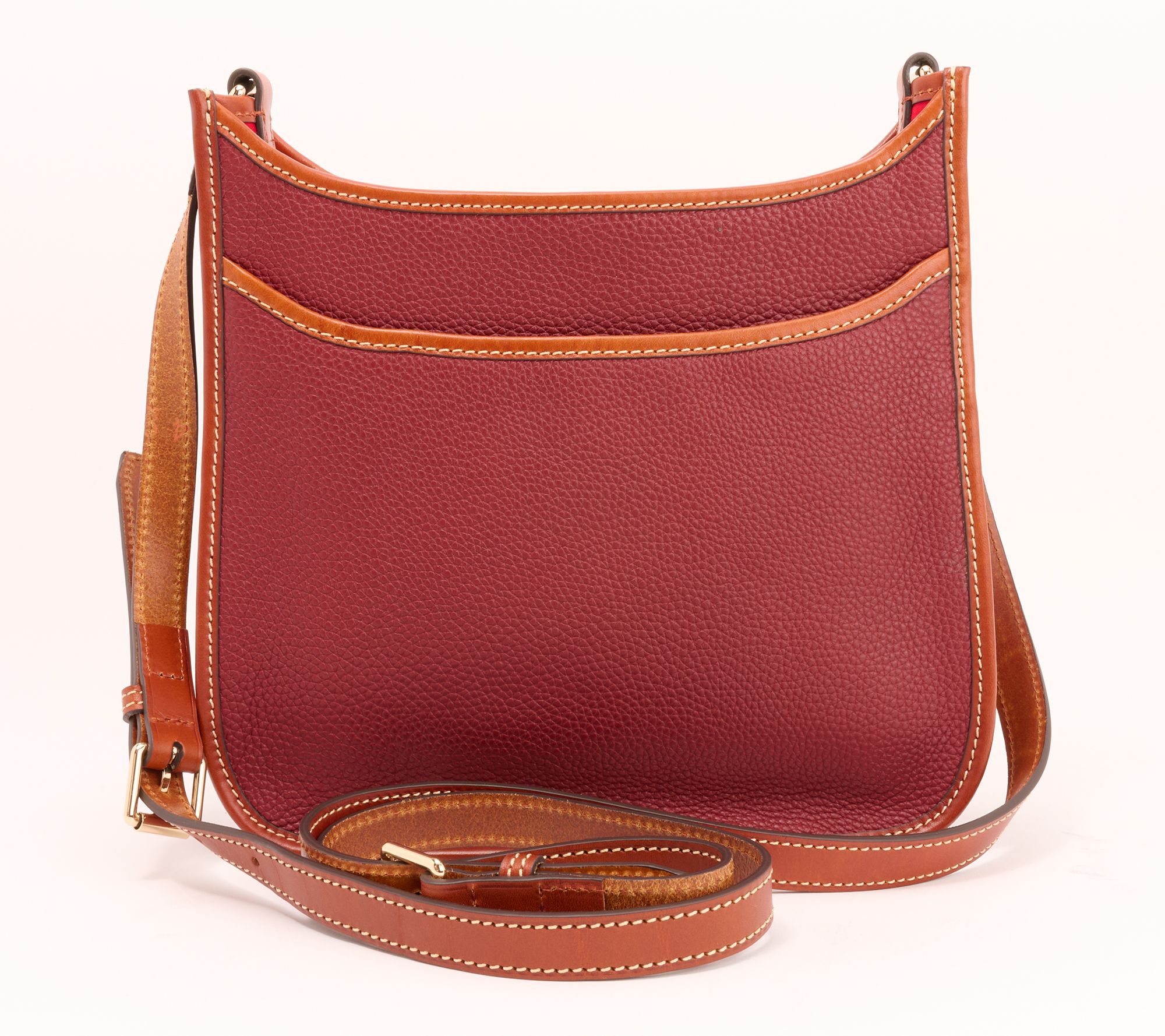 Coach Mini Pebbled leather Handbag Candy Apple Red