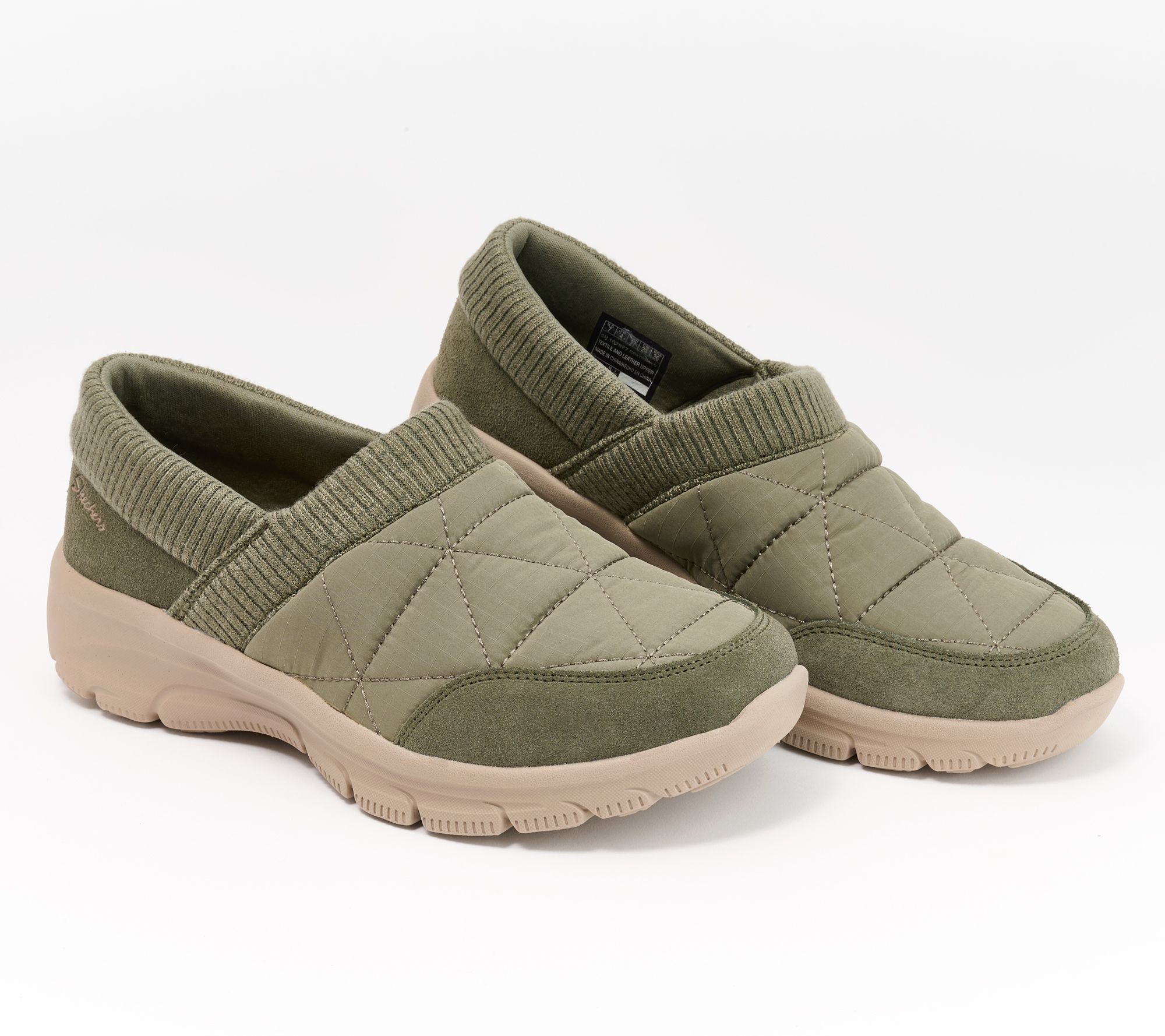 "As Is" Skechers Easy Going Nylon Water Resistant Slip Ons