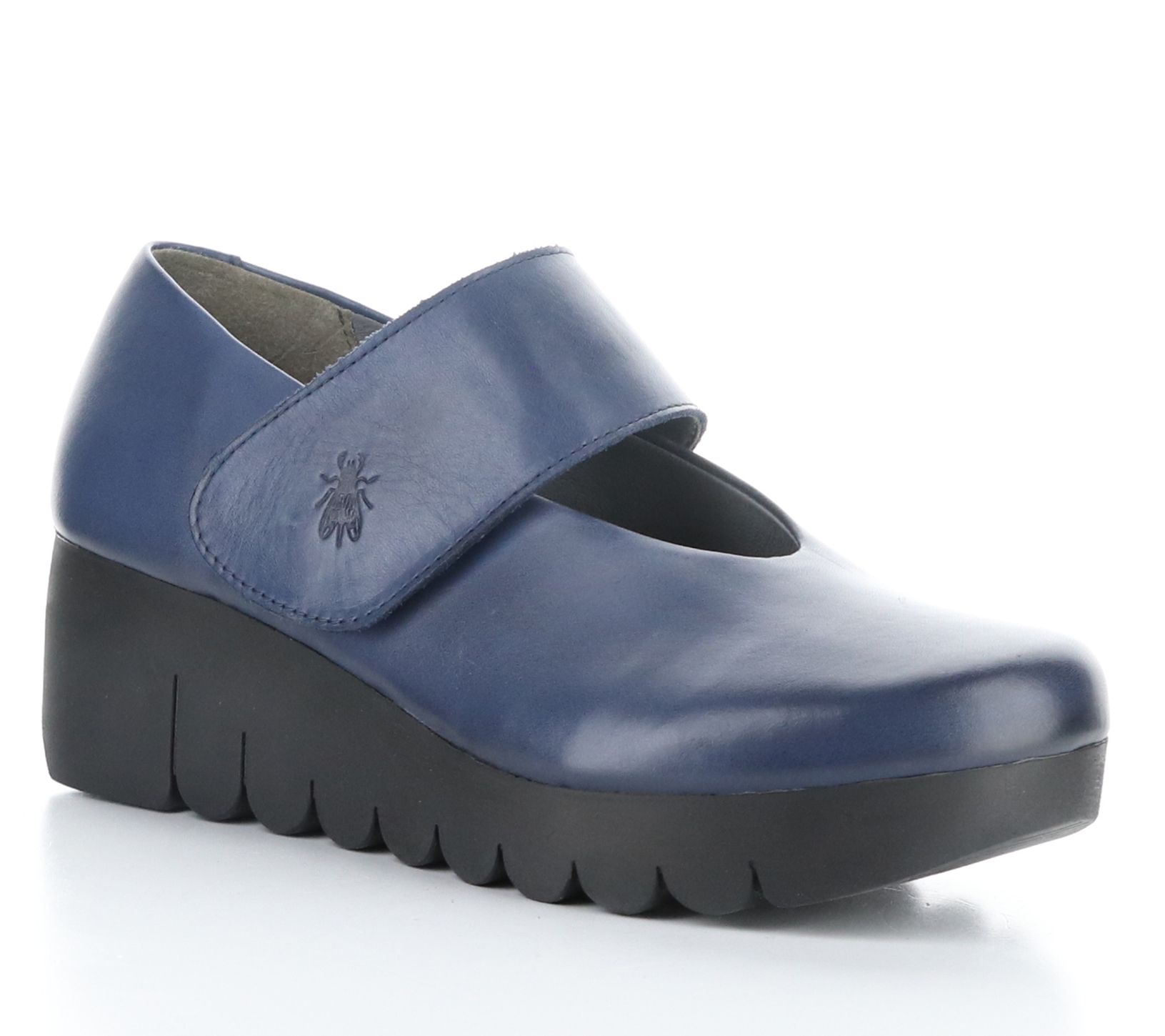 Fly London Leather Wedge Mary Jane- Vari