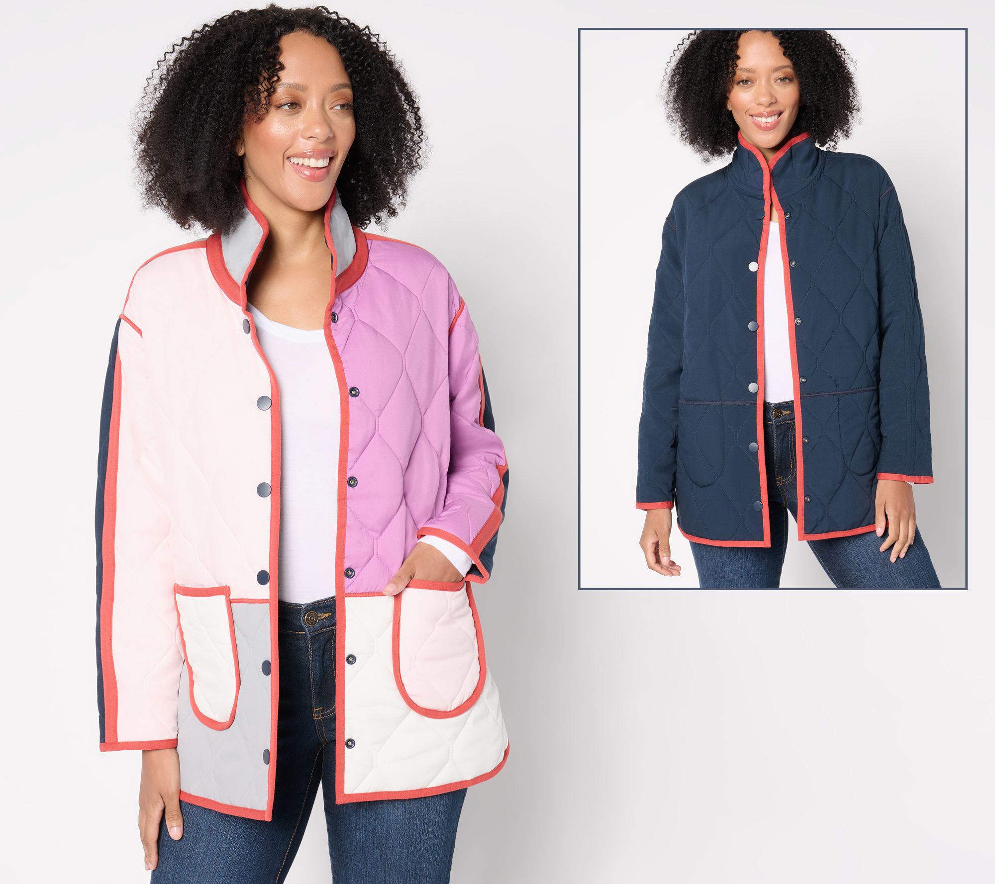 "As Is" NIC+ZOE Mixed Up Reversible Coat