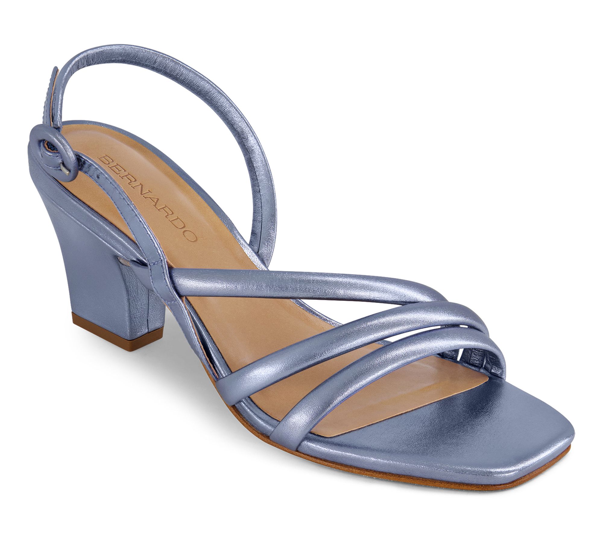 Bernardo Strappy Leather Dress Heels - Naples