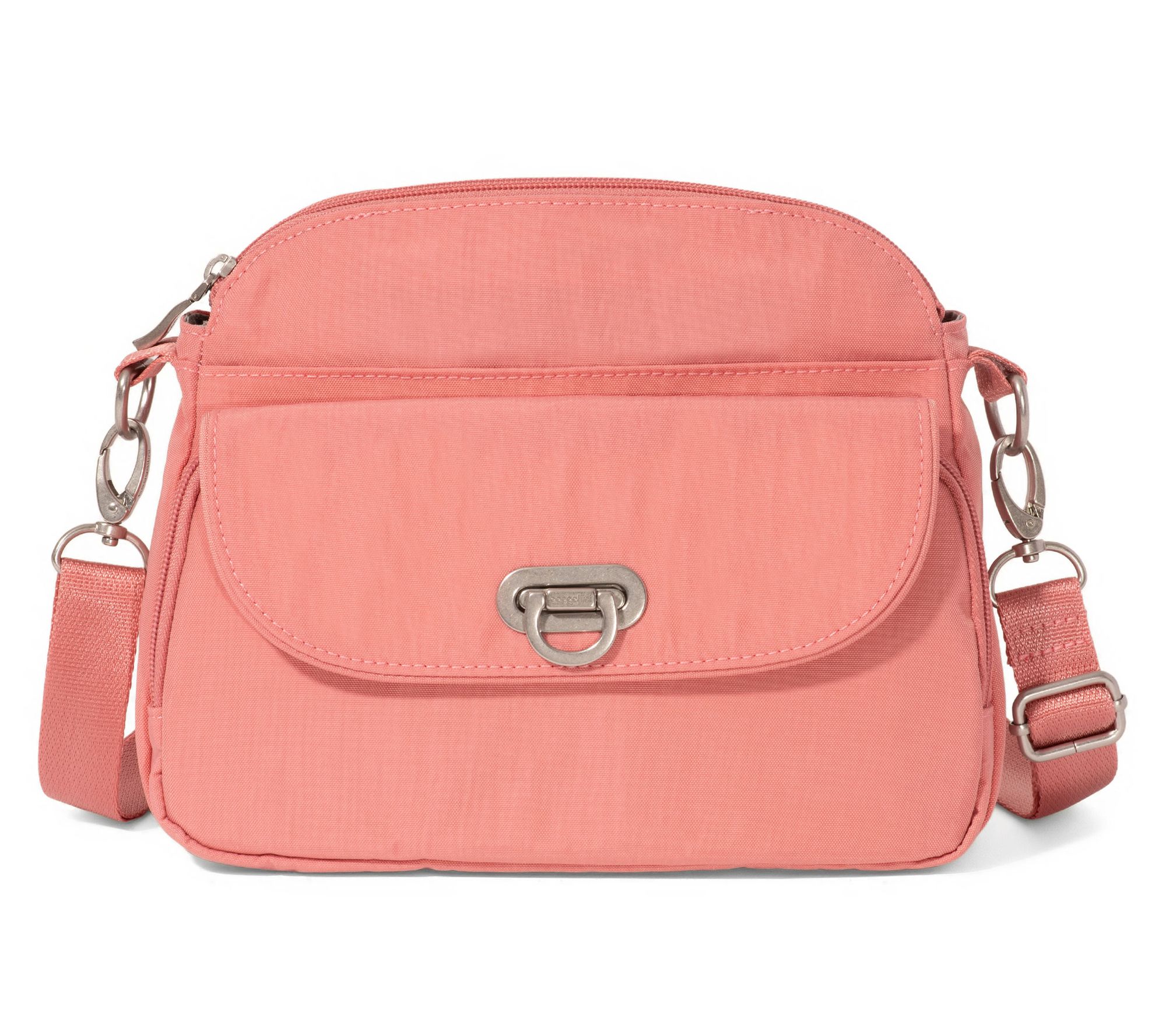 Baggallini Coastal Flip Lock Crossbody w/ Built-In RFID Wallet