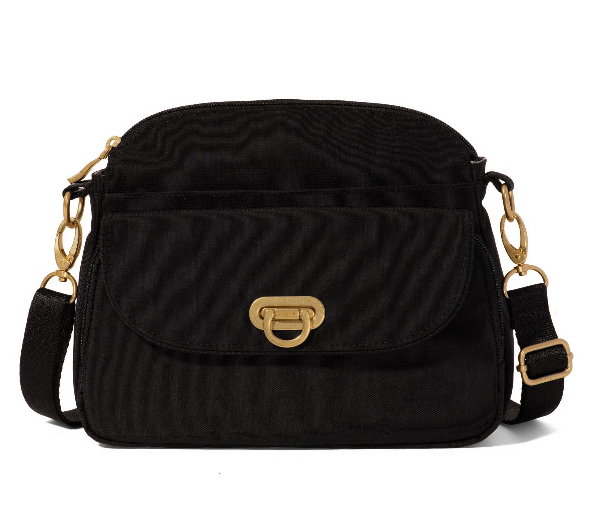 Baggallini Coastal Flip Lock Crossbody w/ Built-In RFID Wallet