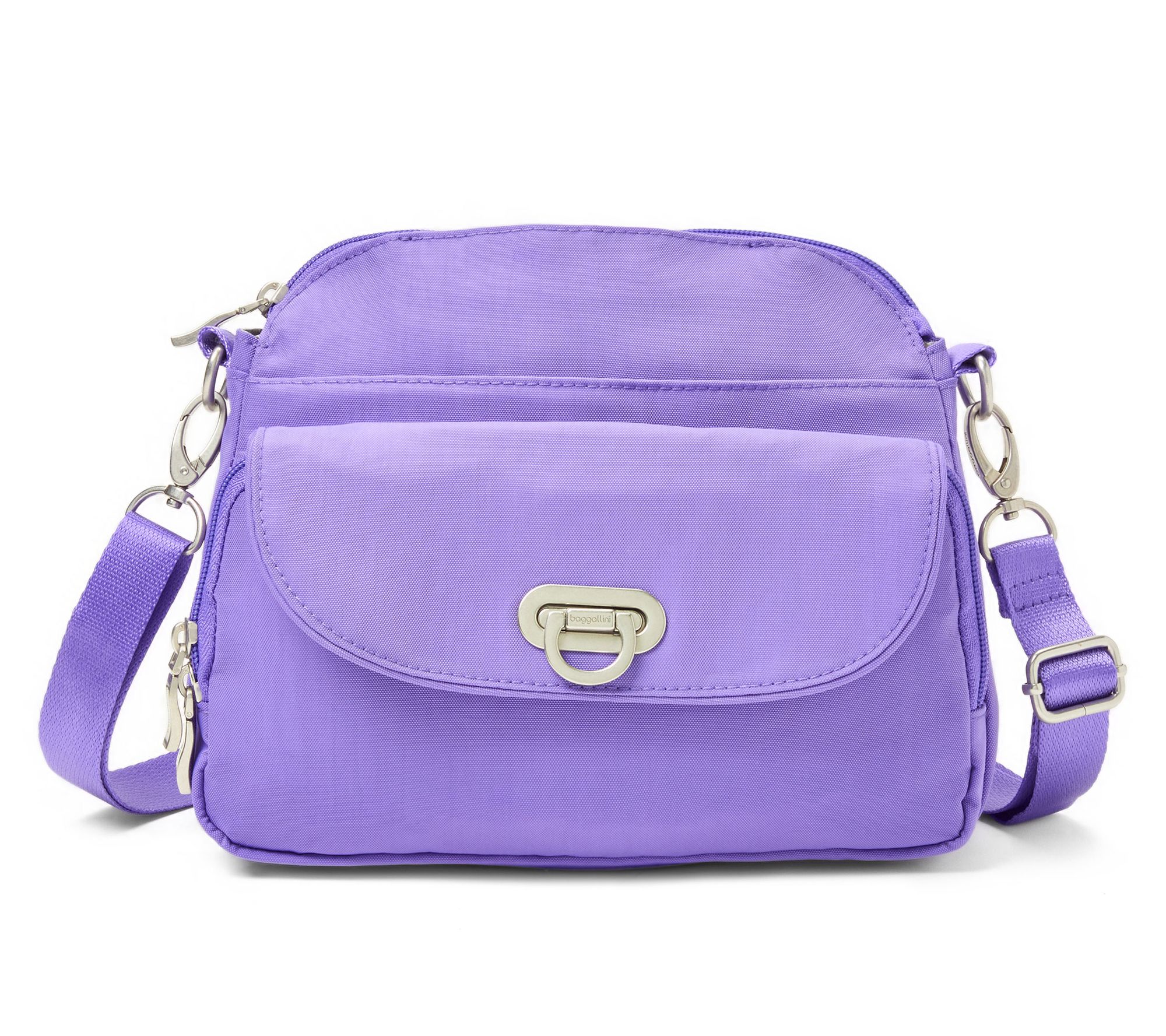 Baggallini Coastal Flip Lock Crossbody w/ Built-In RFID Wallet