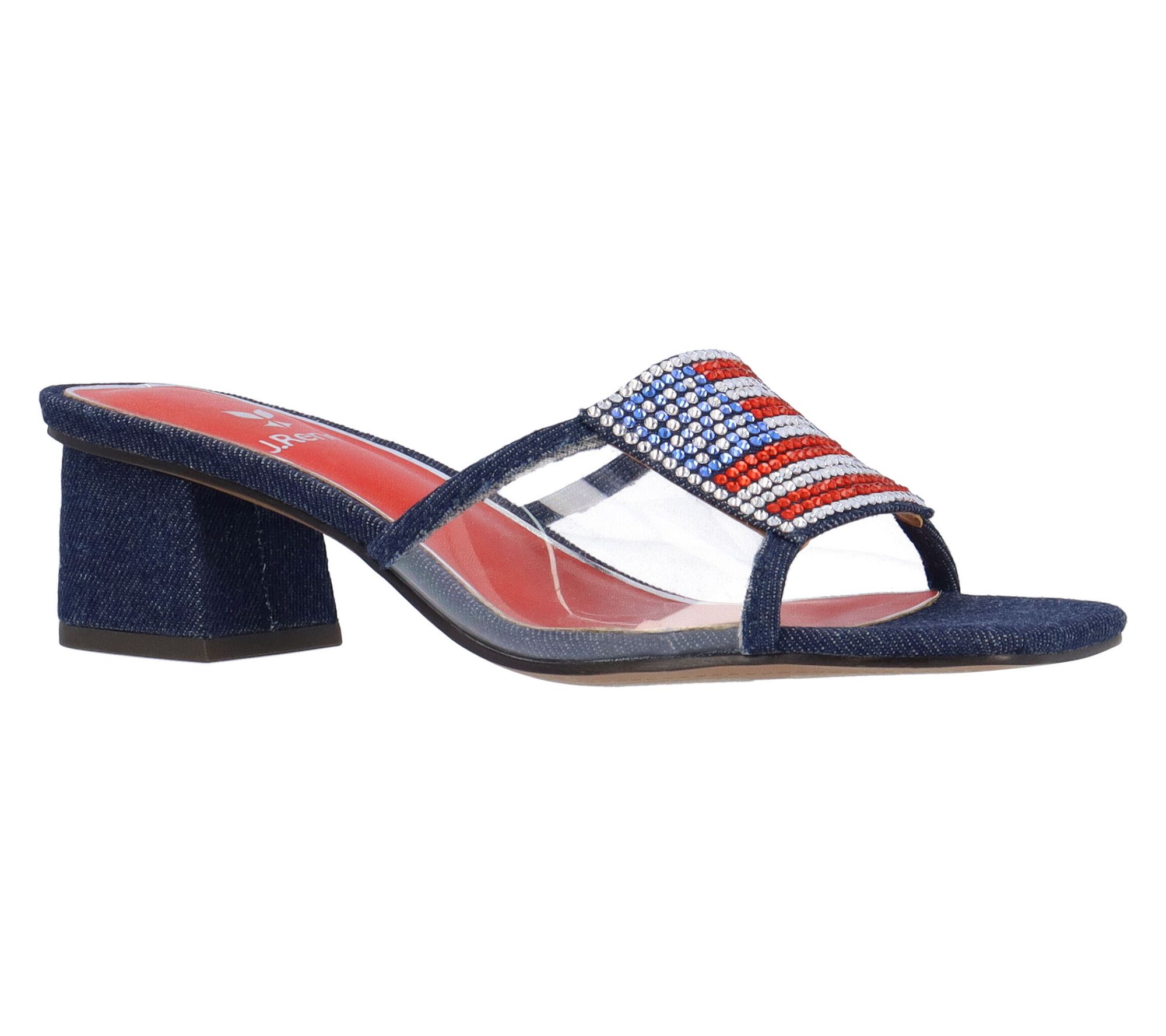 J. Renee' Sandal - Spangle Vinyl