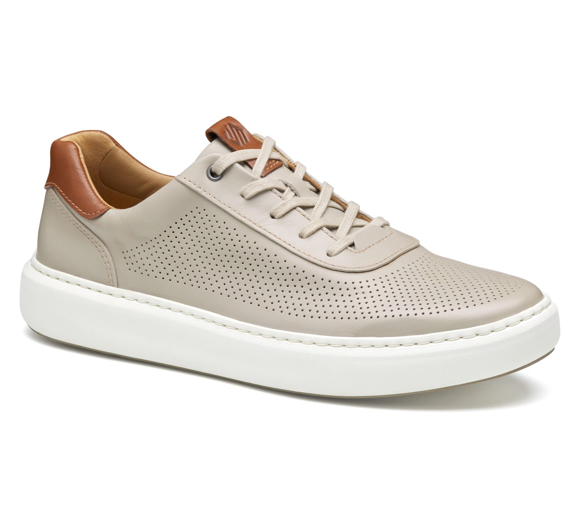 Johnston & Murphy Anders Perforated U-Throat Leather Sneaker