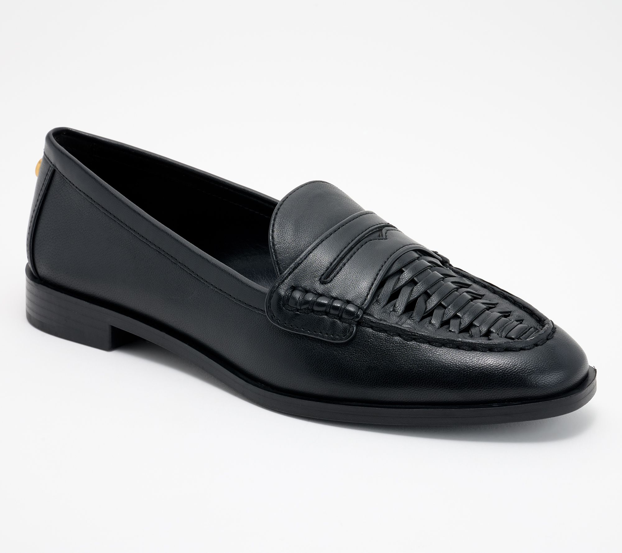 "As Is" Vince Camuto Woven Leather or Suede Penny Loafers- Caylas