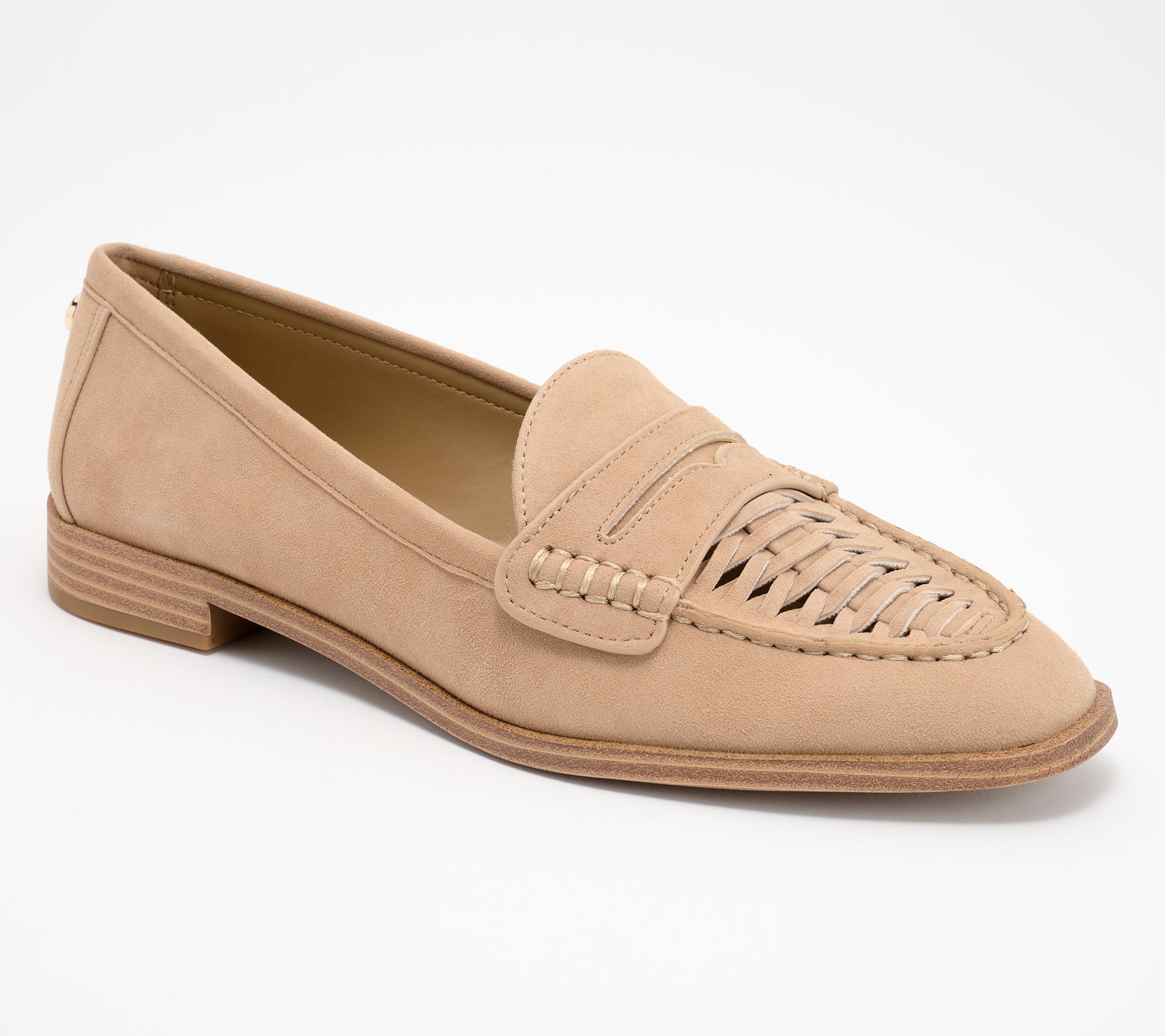 "As Is" Vince Camuto Woven Leather or Suede Penny Loafers- Caylas