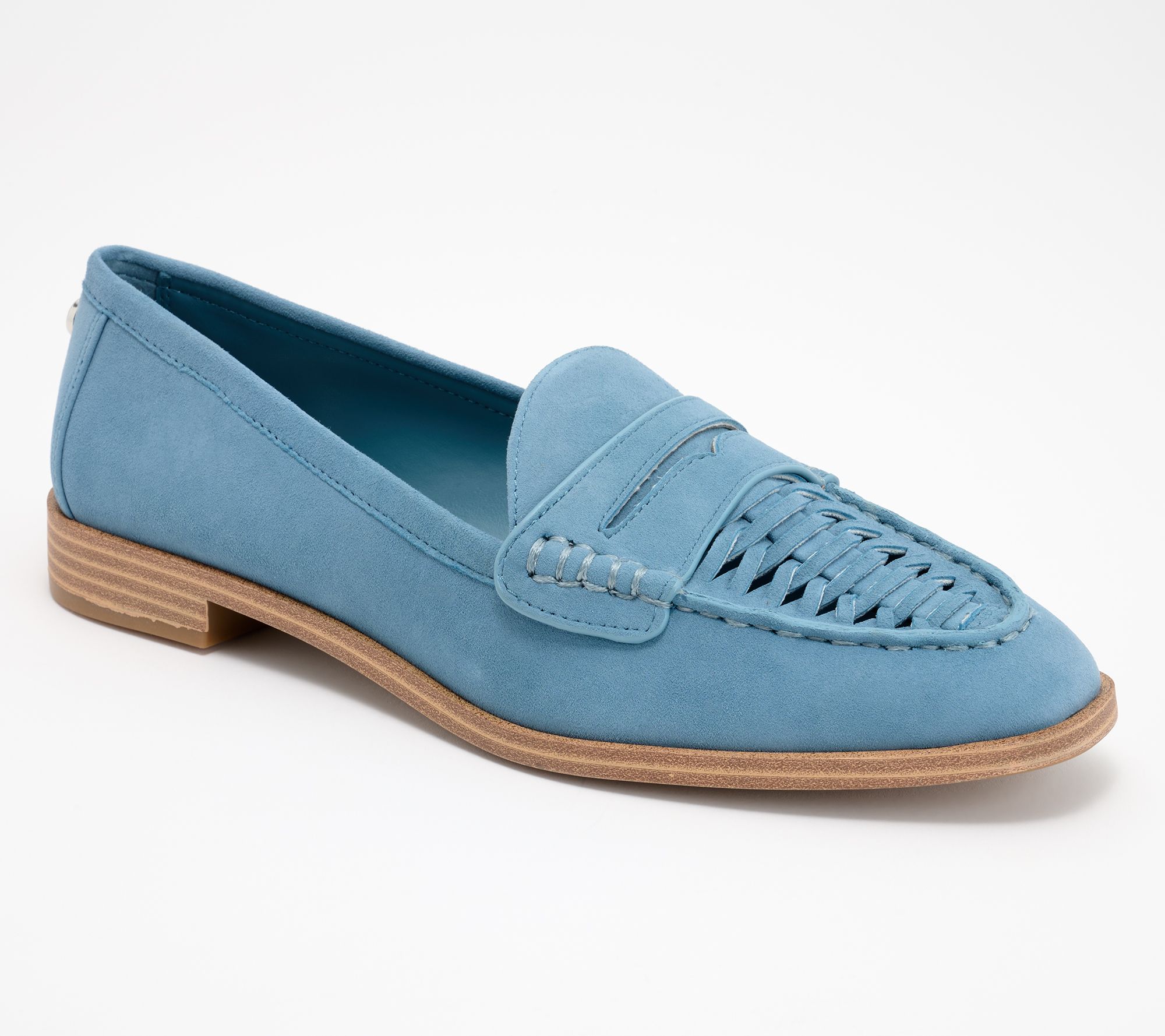 "As Is" Vince Camuto Woven Leather or Suede Penny Loafers- Caylas
