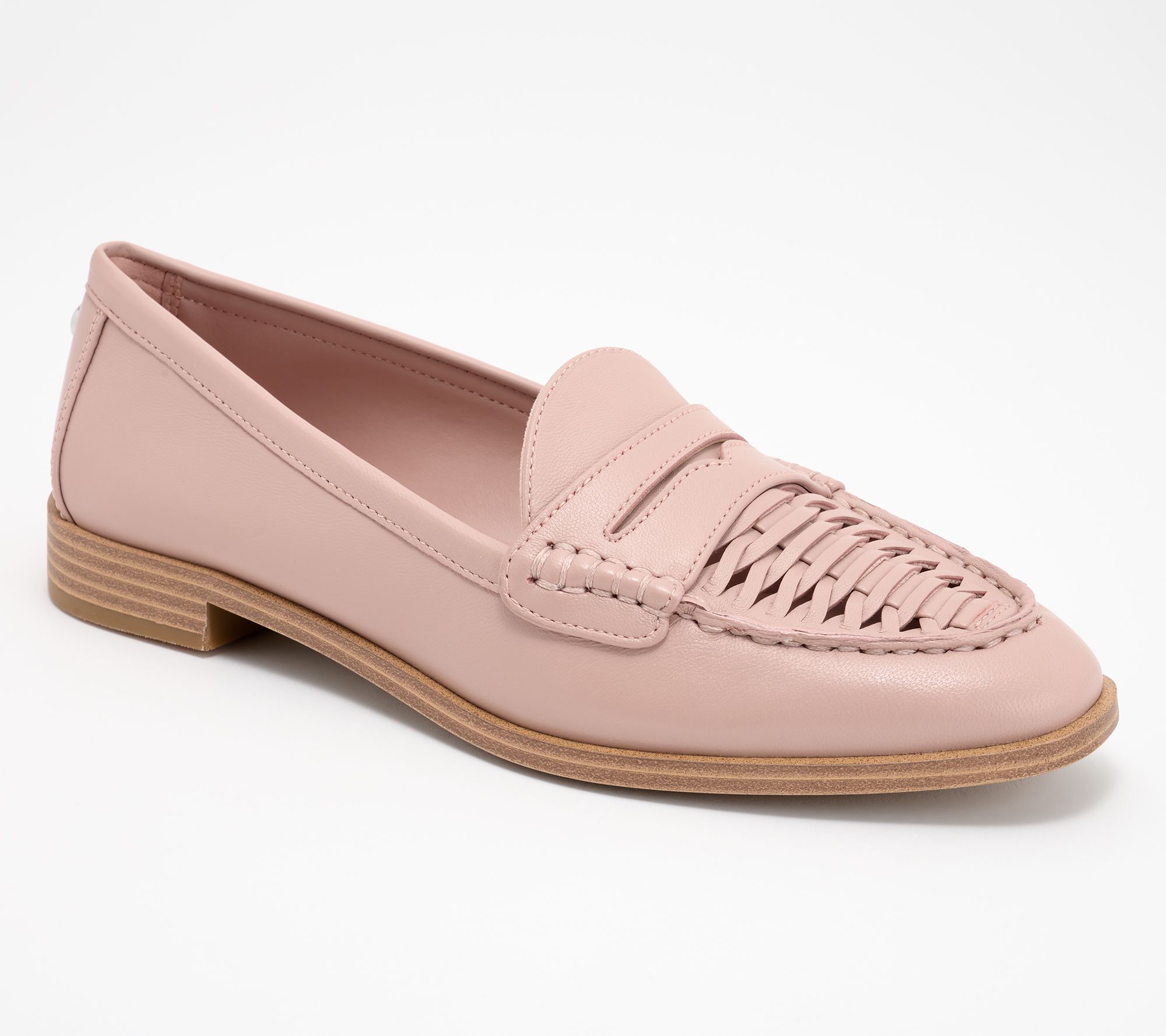 "As Is" Vince Camuto Woven Leather or Suede Penny Loafers- Caylas