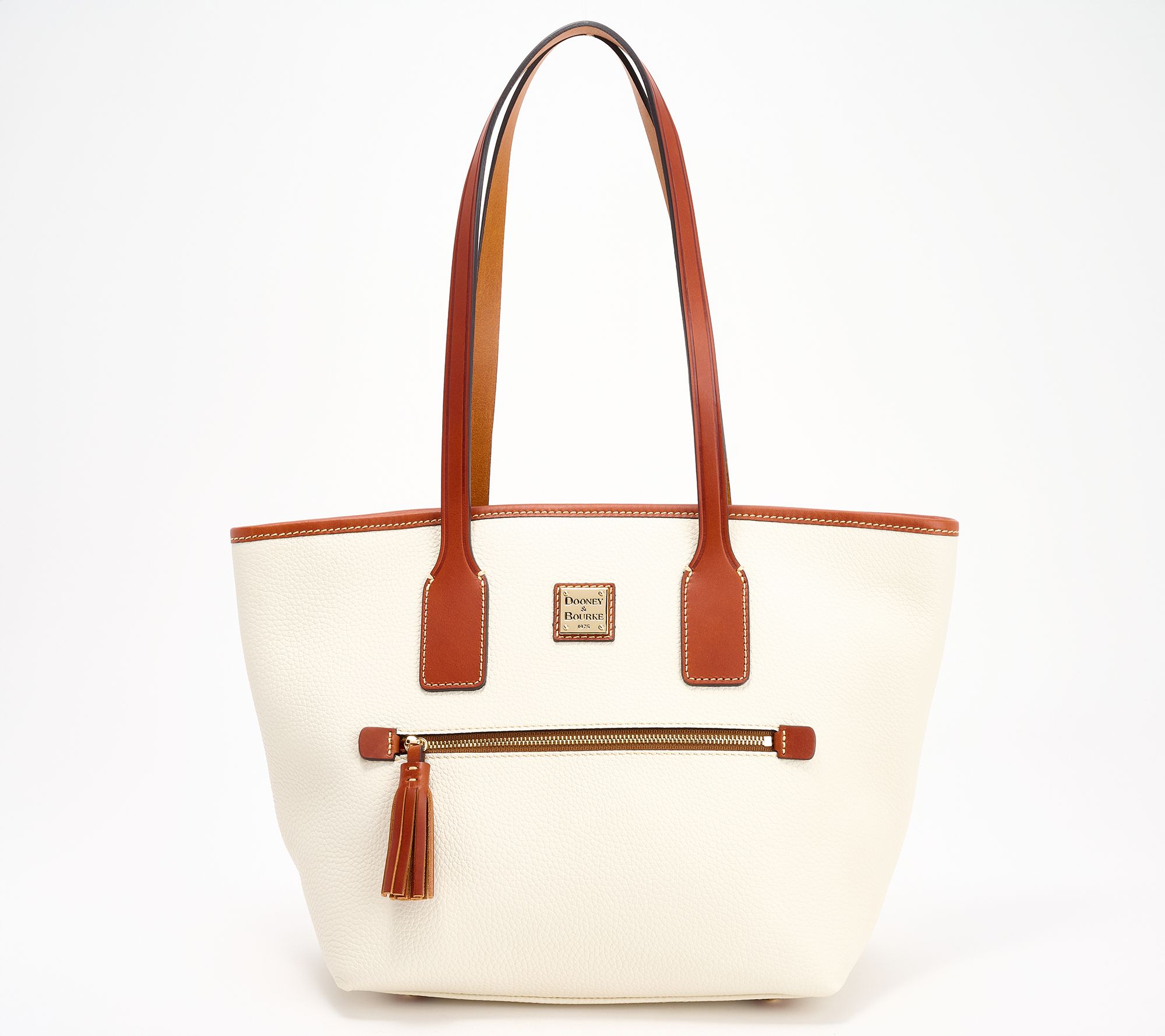 "As Is" Dooney & Bourke Pebble Leather Zip-Top Small Tote