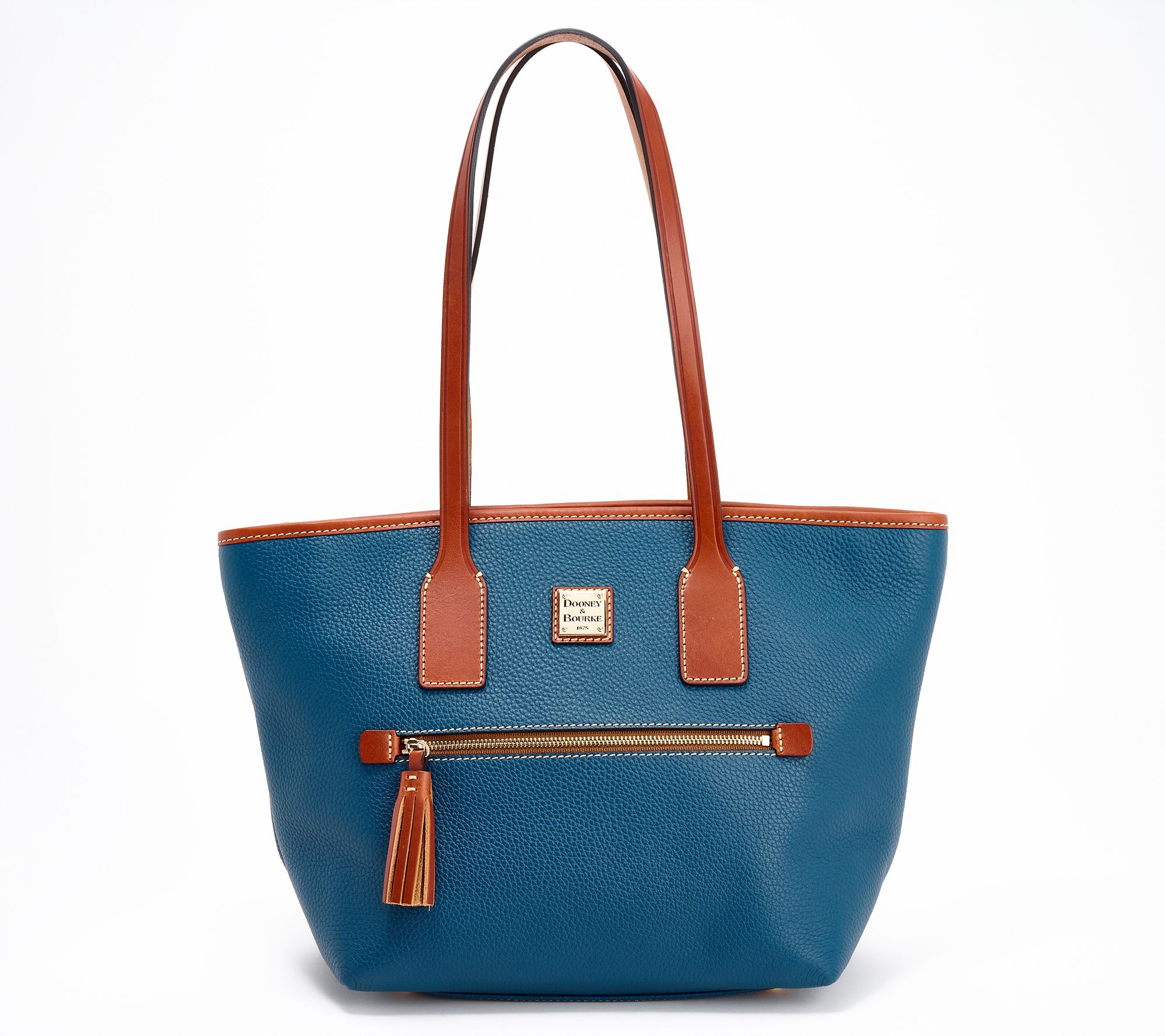 "As Is" Dooney & Bourke Pebble Leather Zip-Top Small Tote