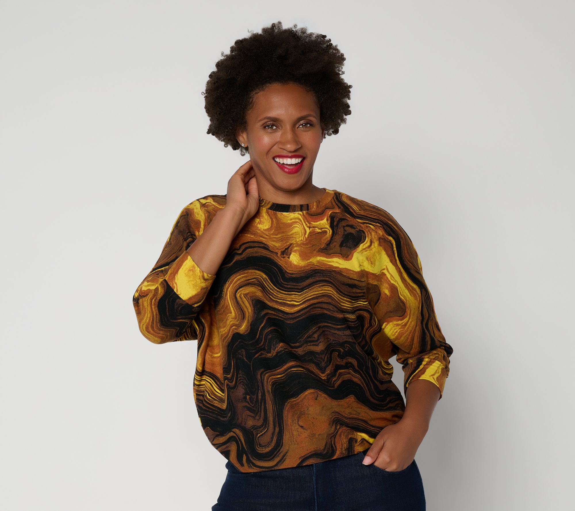Carla Rockmore Collection Dolman Sleeve Top