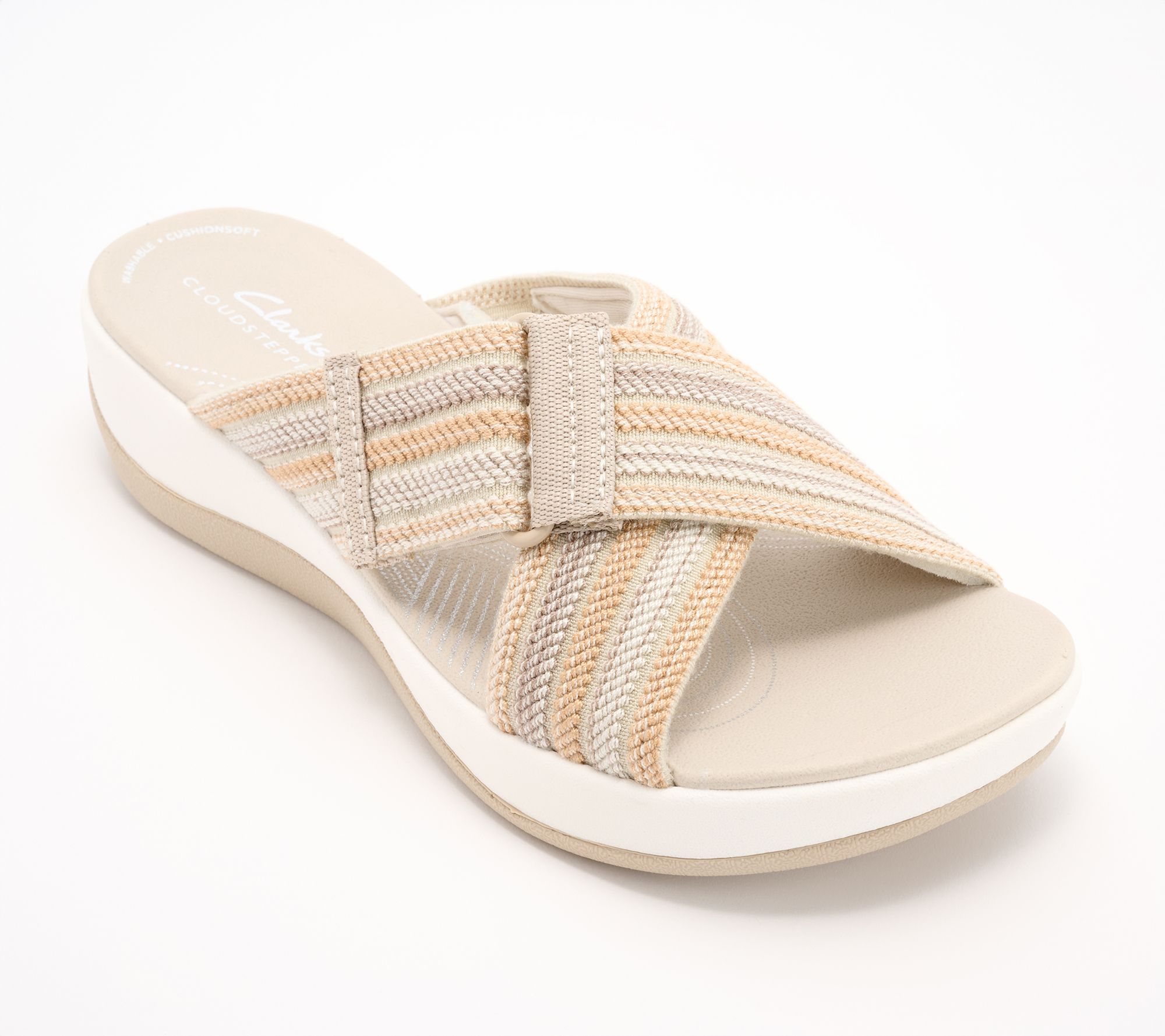 Clarks Cloudsteppers Slide Sandals - Arla Wave