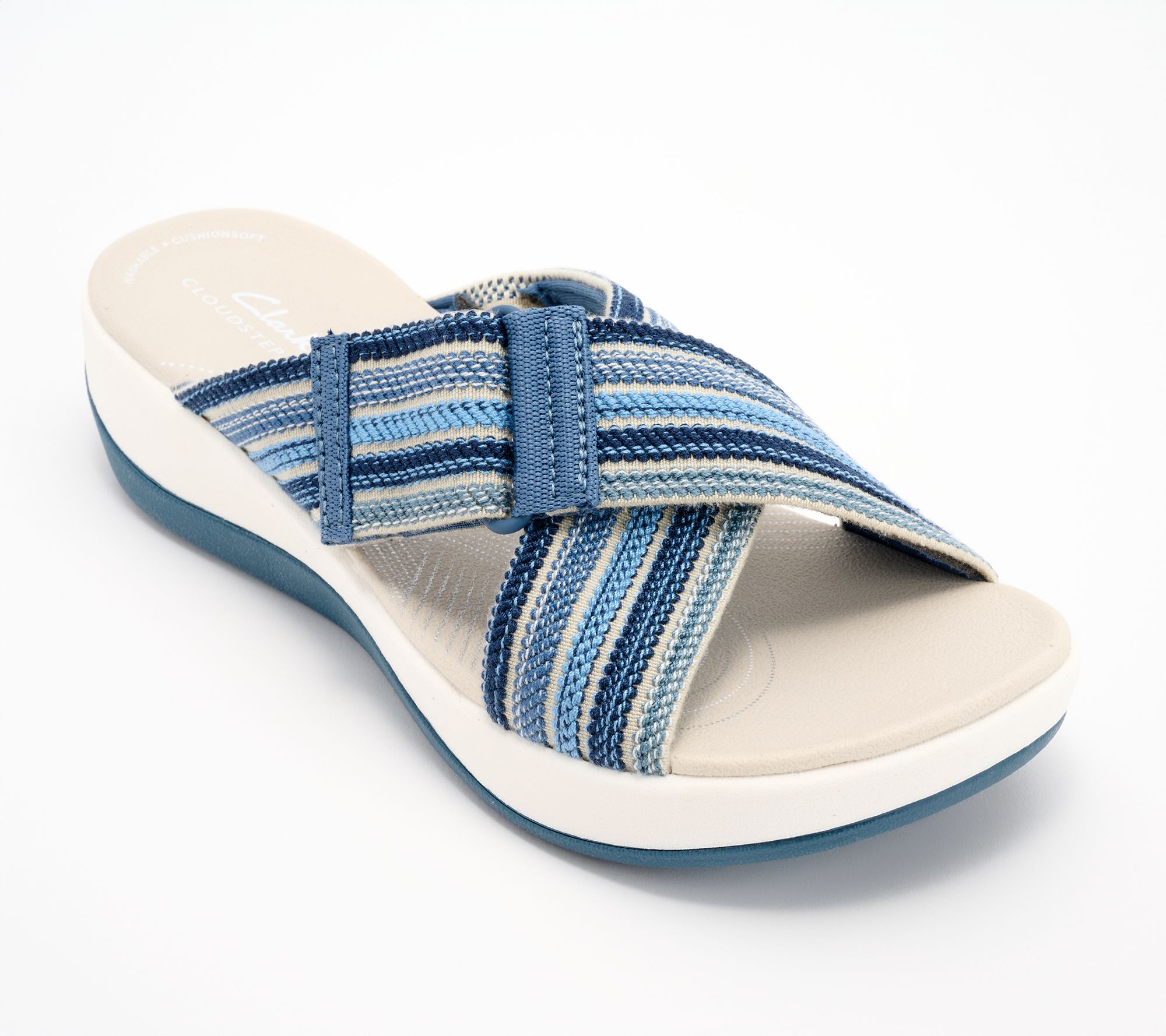 Clarks Cloudsteppers Slide Sandals - Arla Wave