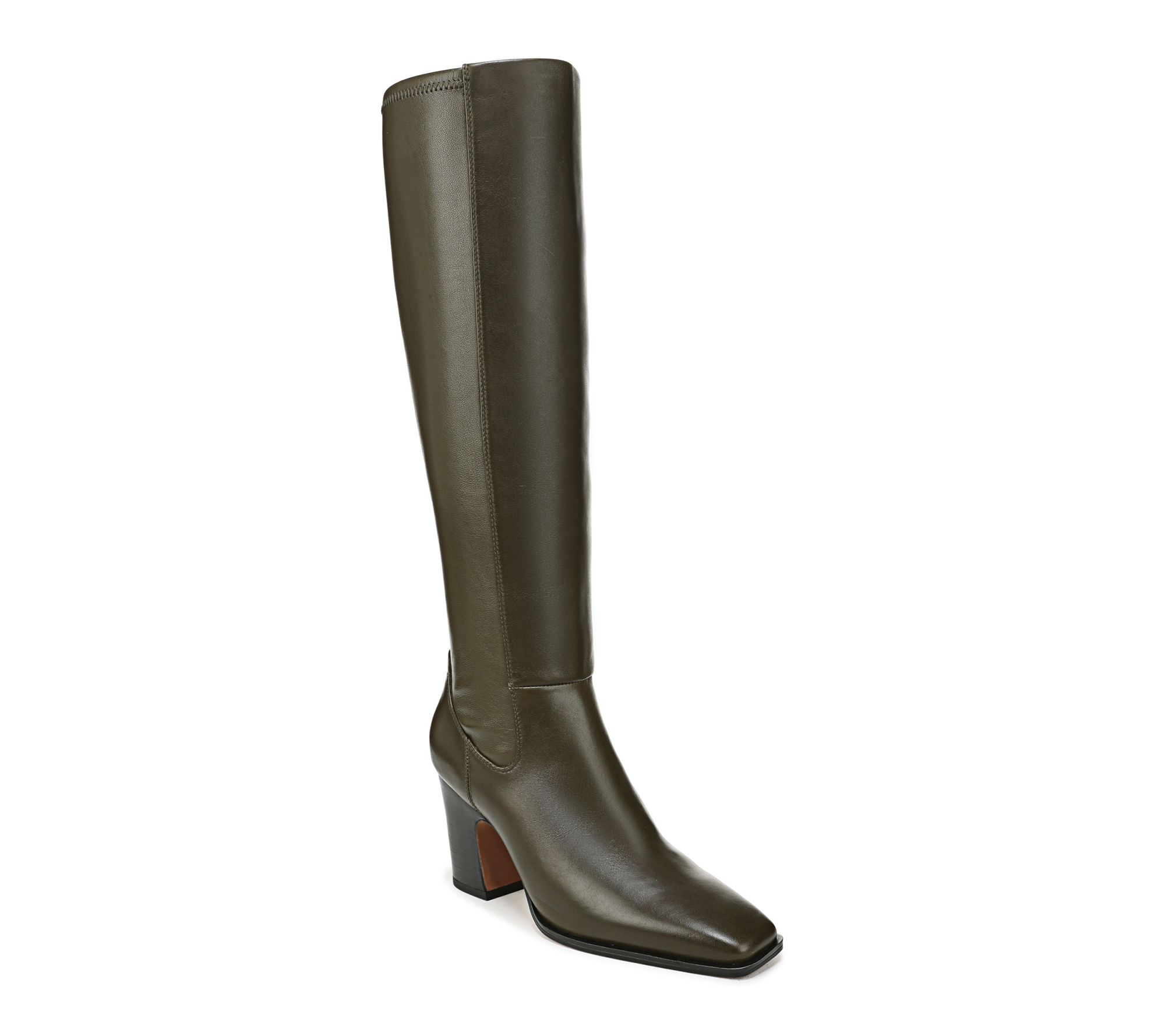 Franco Sarto Knee High Leather Boot - Jonie Wide Calf