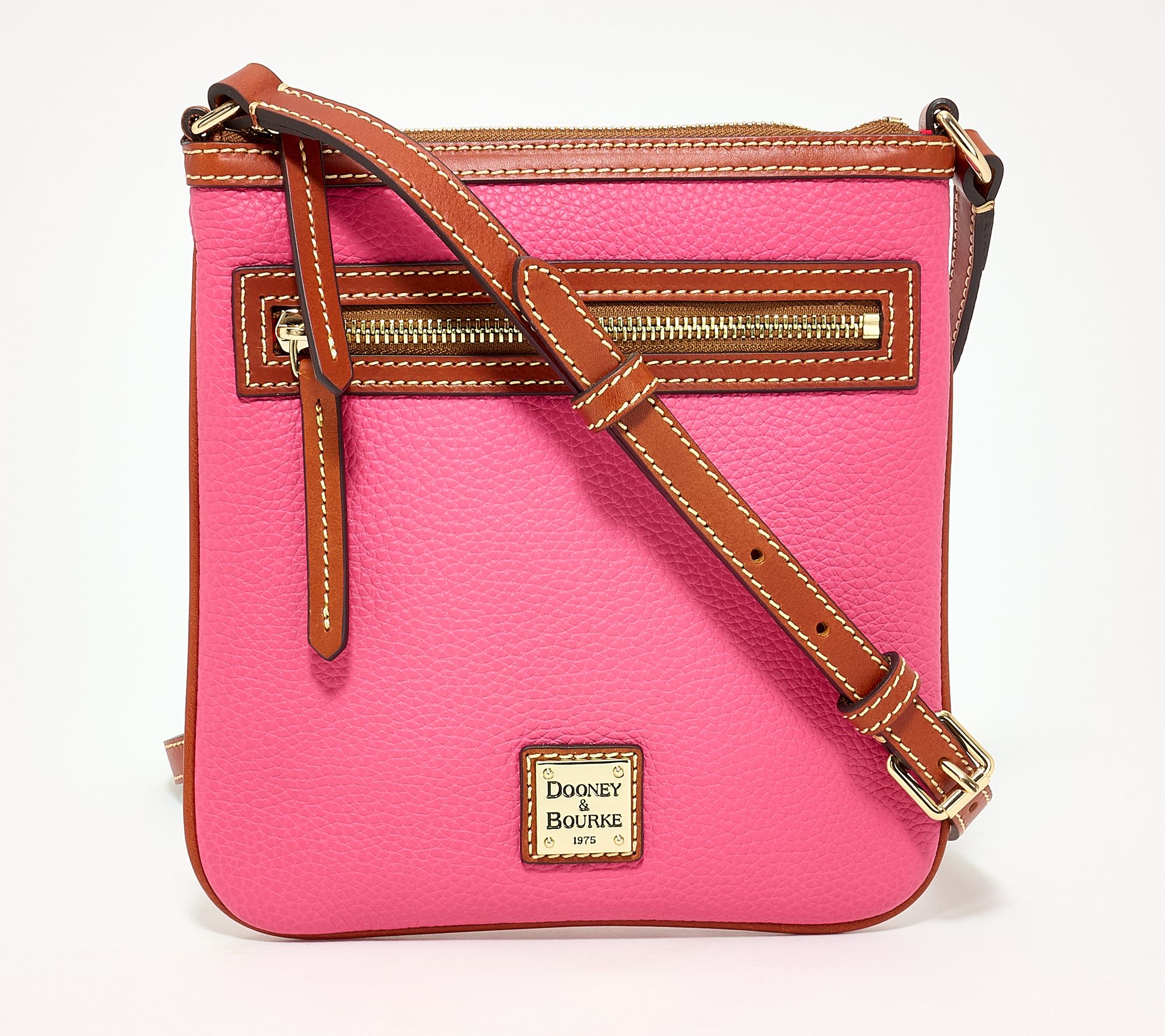 Dooney & Bourke Pebble Leather N/S Letter Carrier Crossbody