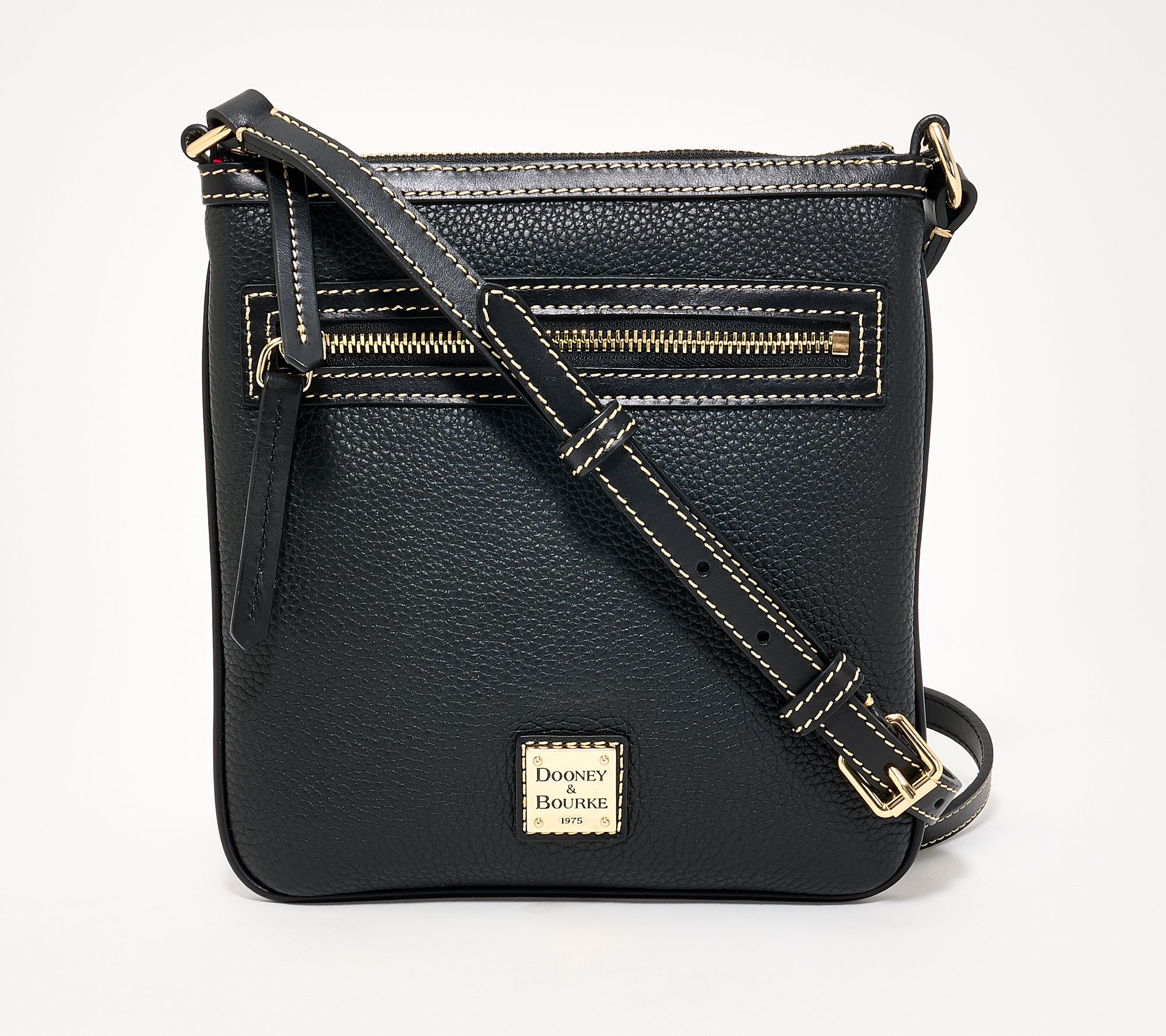 Dooney & Bourke Pebble Leather N/S Letter Carrier Crossbody