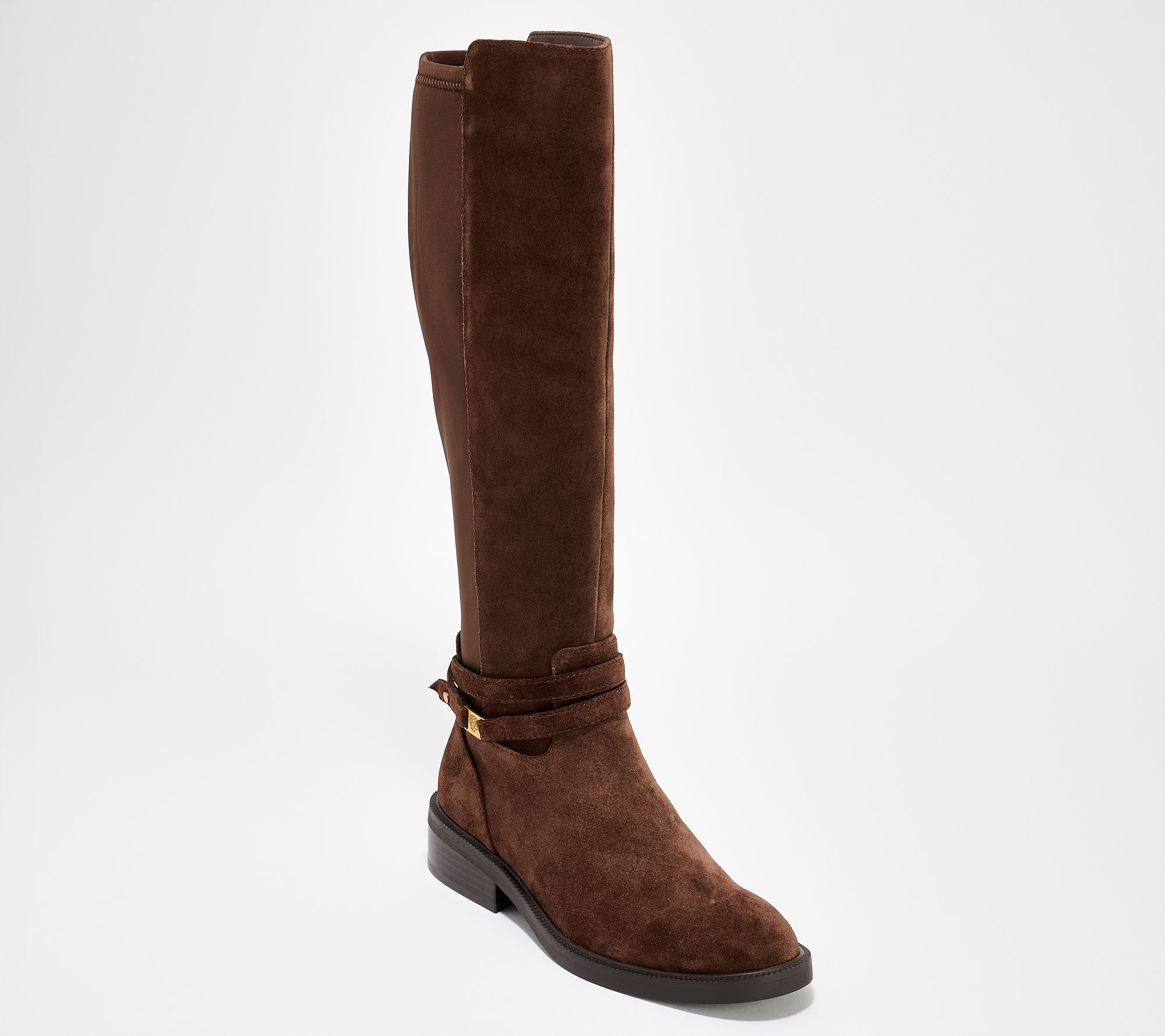 "As Is" Vince Camuto Wide Calf Leather or Suede Tall Boot - Amabel