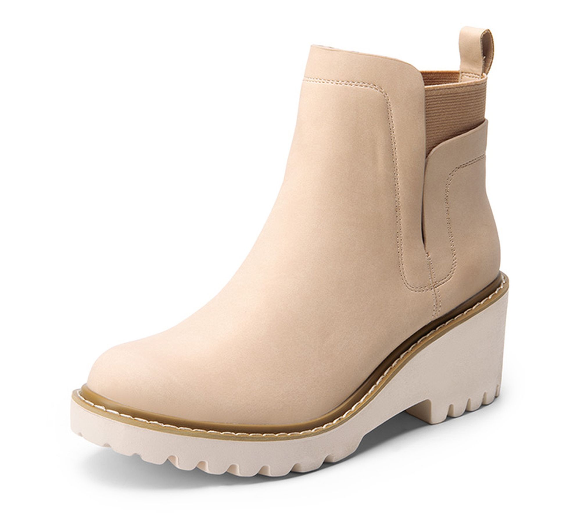 Dream Pairs Lug Outsole Pull-On Chelsea Boots
