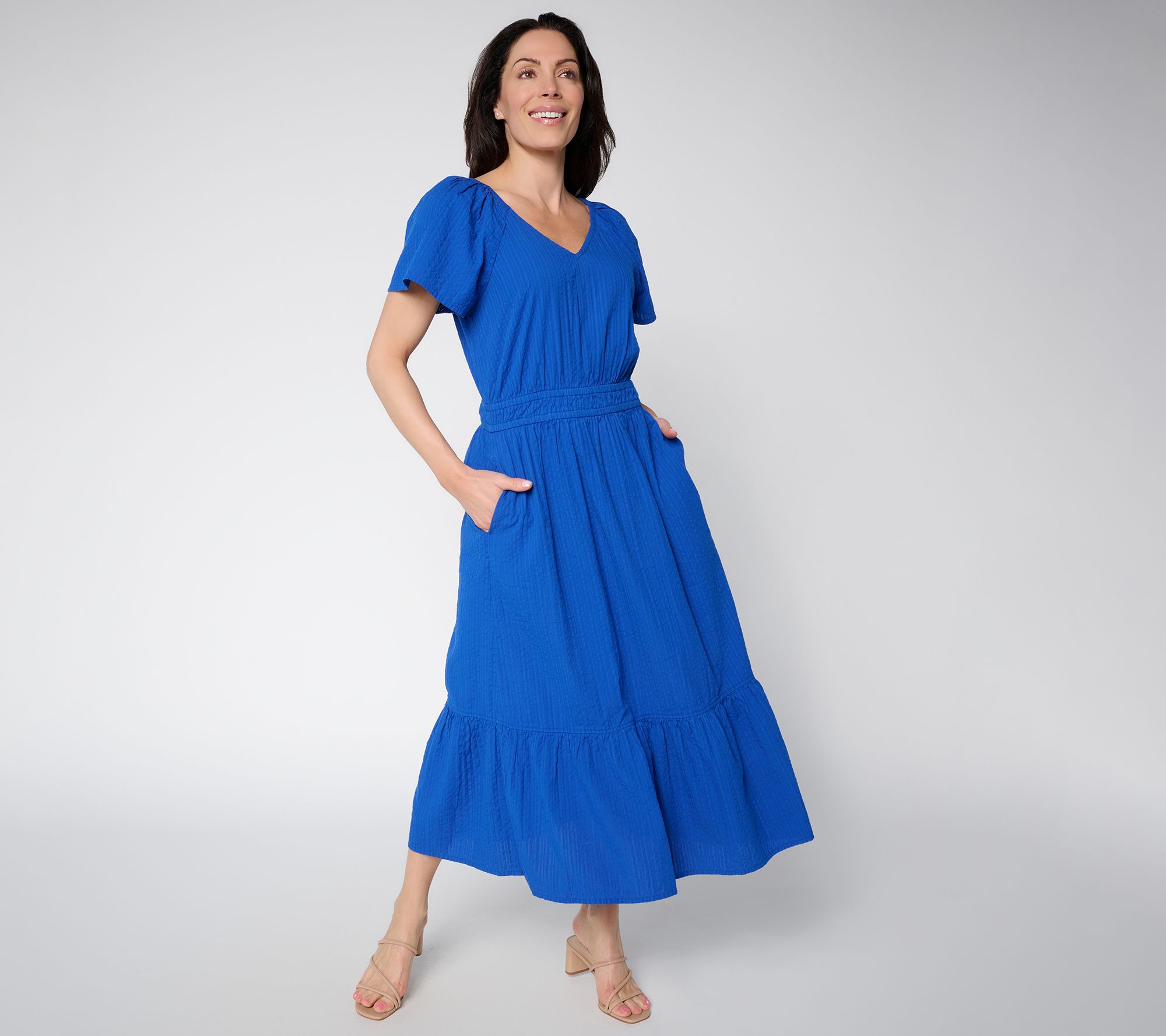 Mally Roncal Regular Summer Lovin Seersucker Maxi Dress