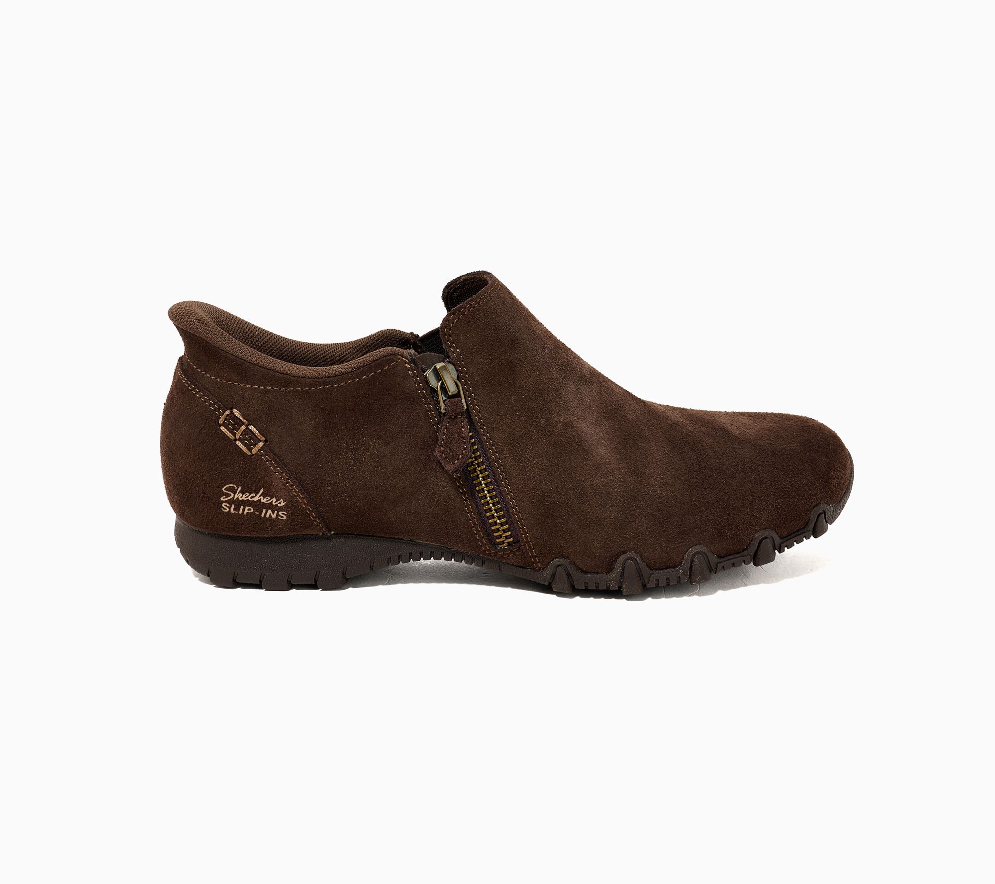 趣味 STREET Skechers Slip-ins Bikers Lite Side Zip Shooties | QVC