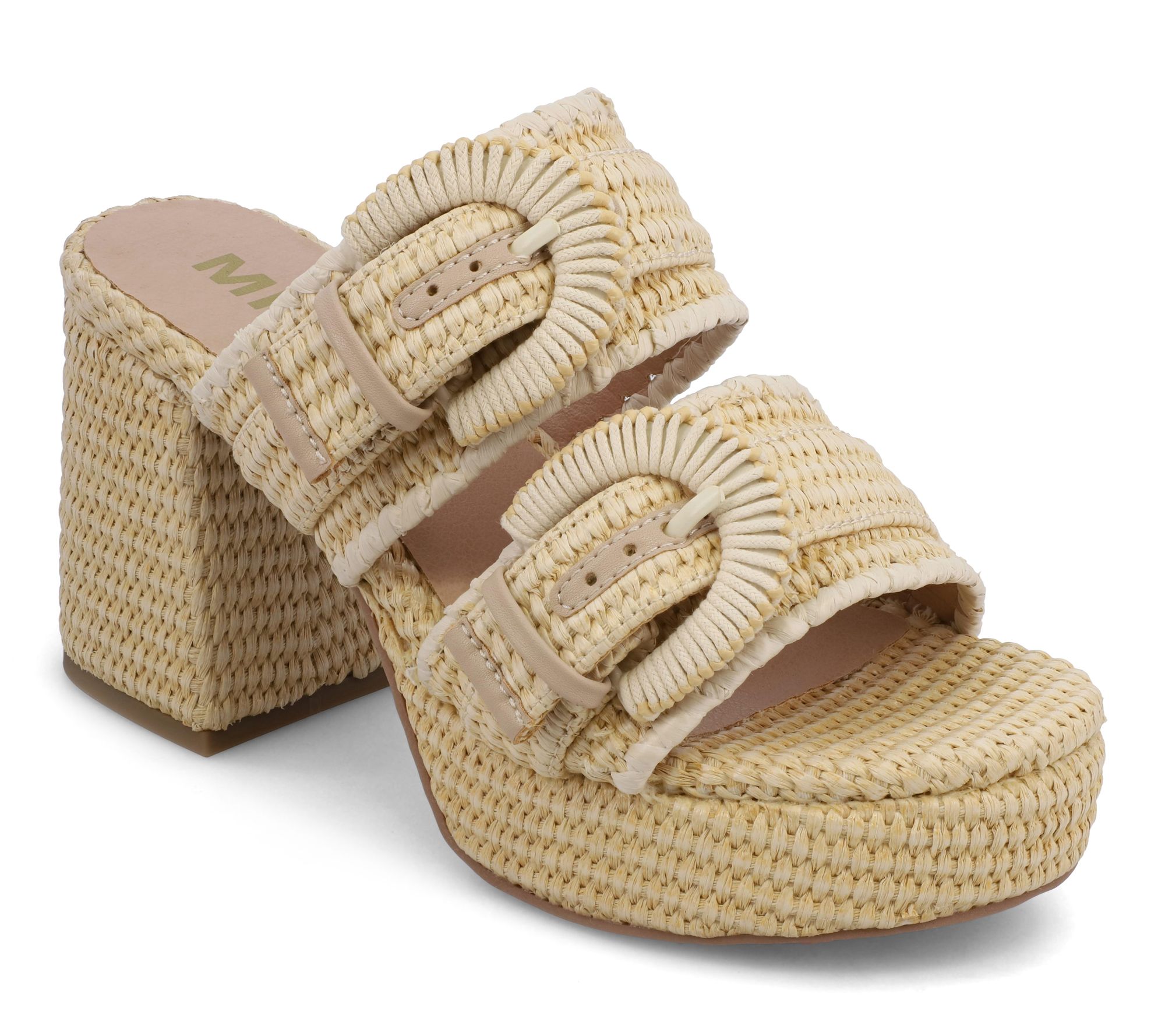 MIA Platform Block Heel Sandals - Rebekah