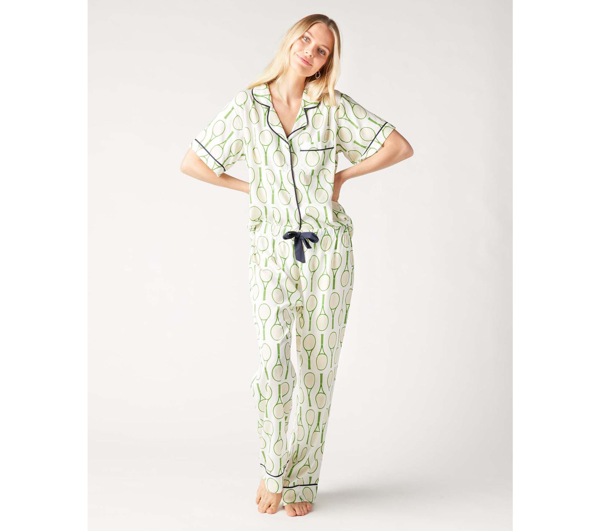 Katie Kime Tennis Time Pajama Pants Set