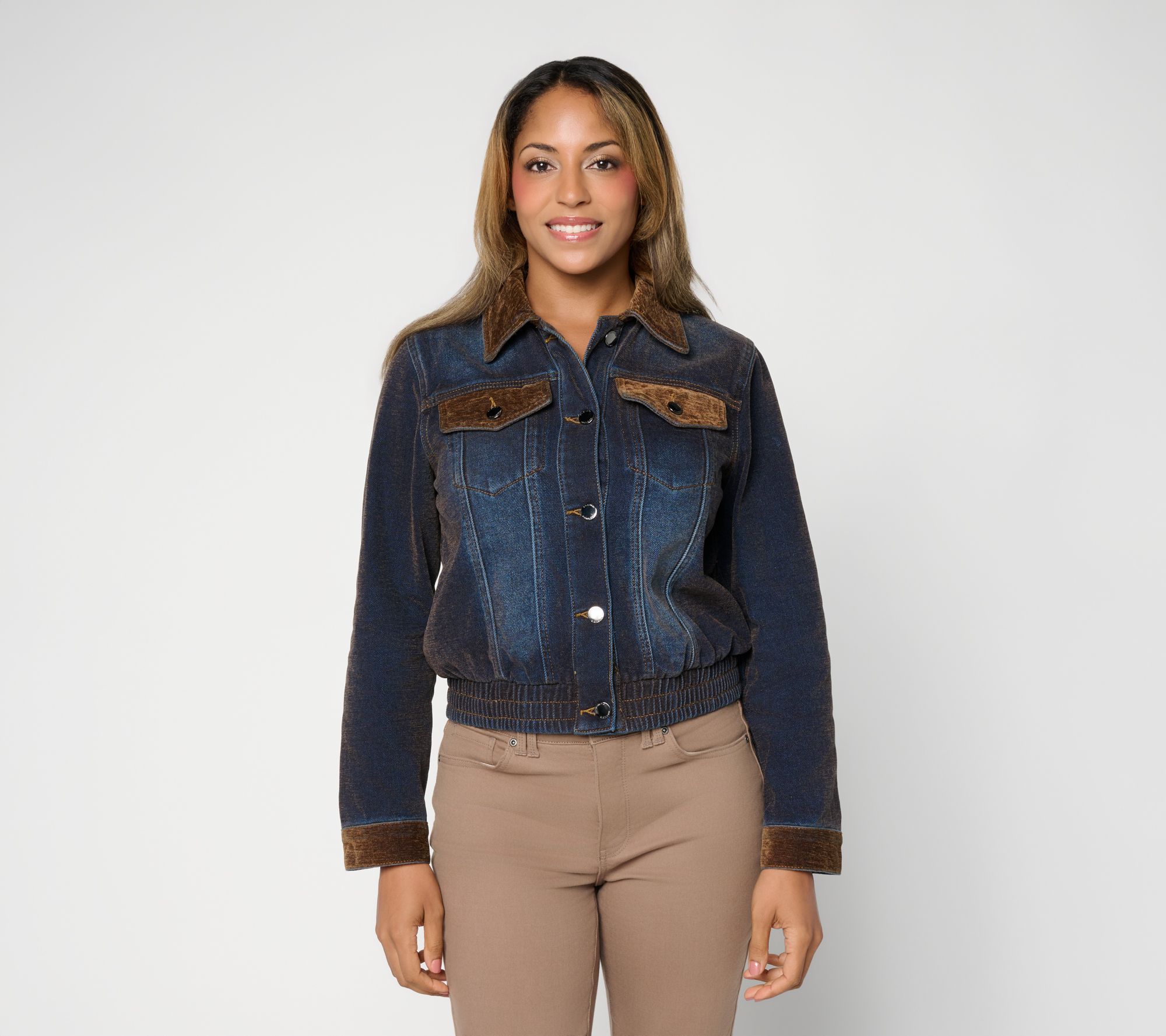 RM Studio x Rebecca Minkoff Chenille Denim Jacket