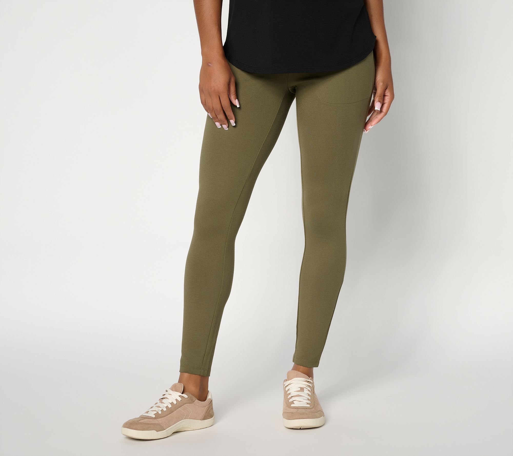 Women with Control Regular Luxe Ponte Full Lngt Empower Legging