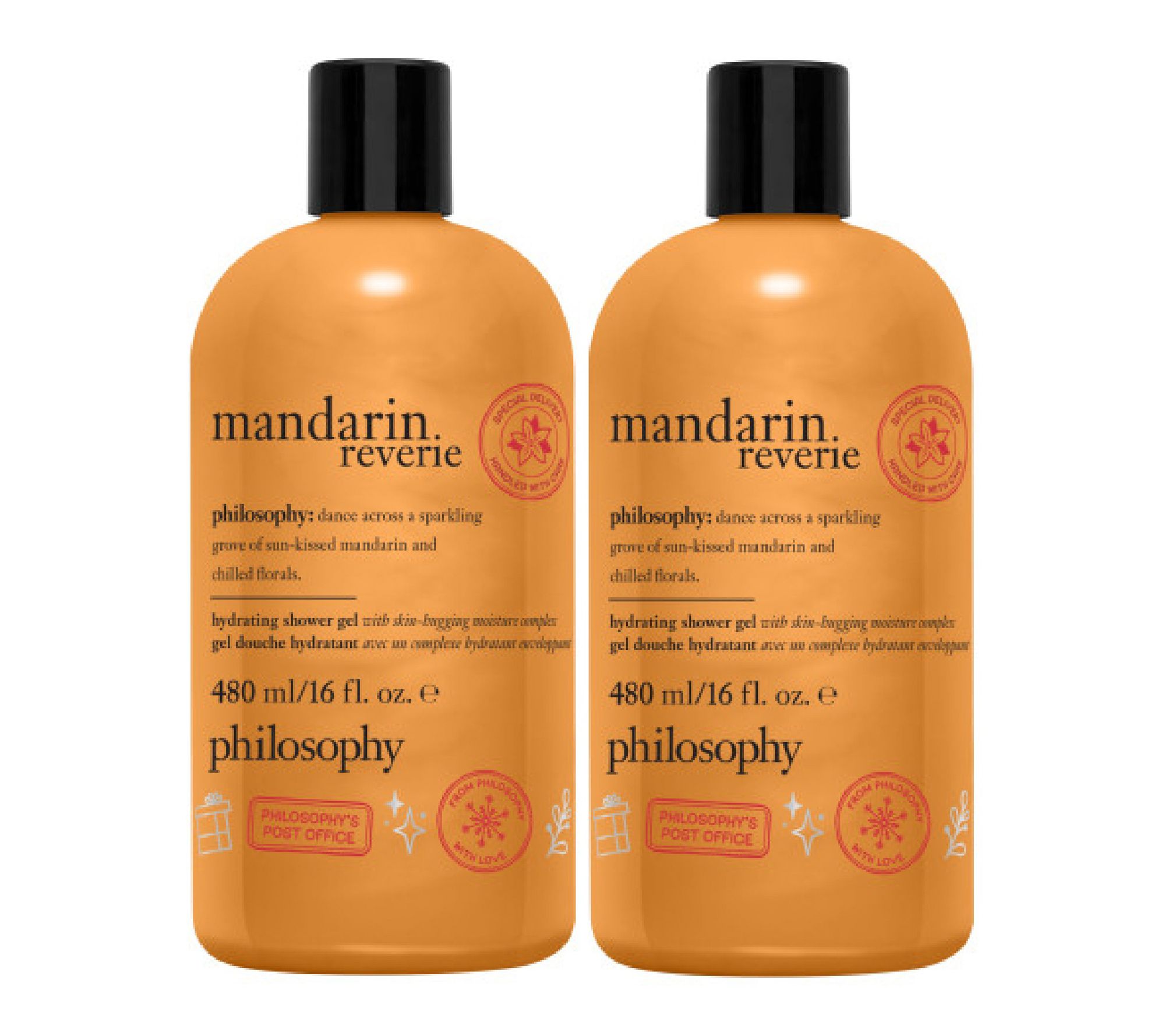 philosophy 16oz indulgent hydrating shower gelduo