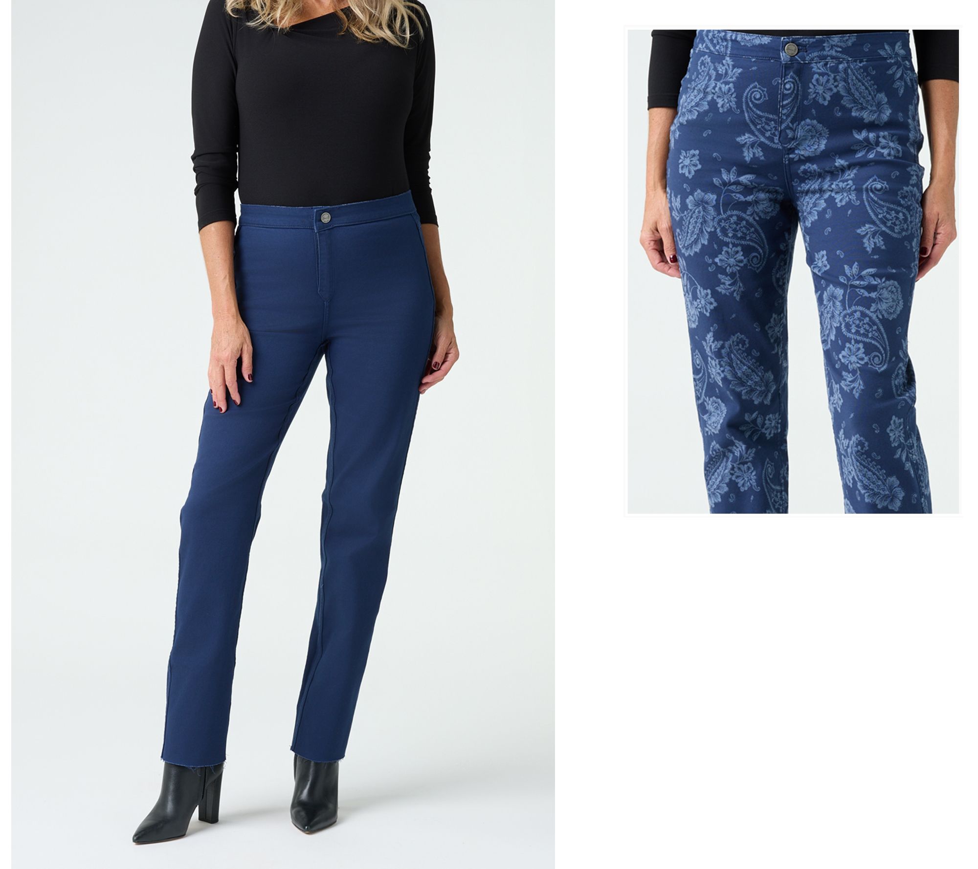 Seven7 Reversible Twill Vintage Straight Leg Jean