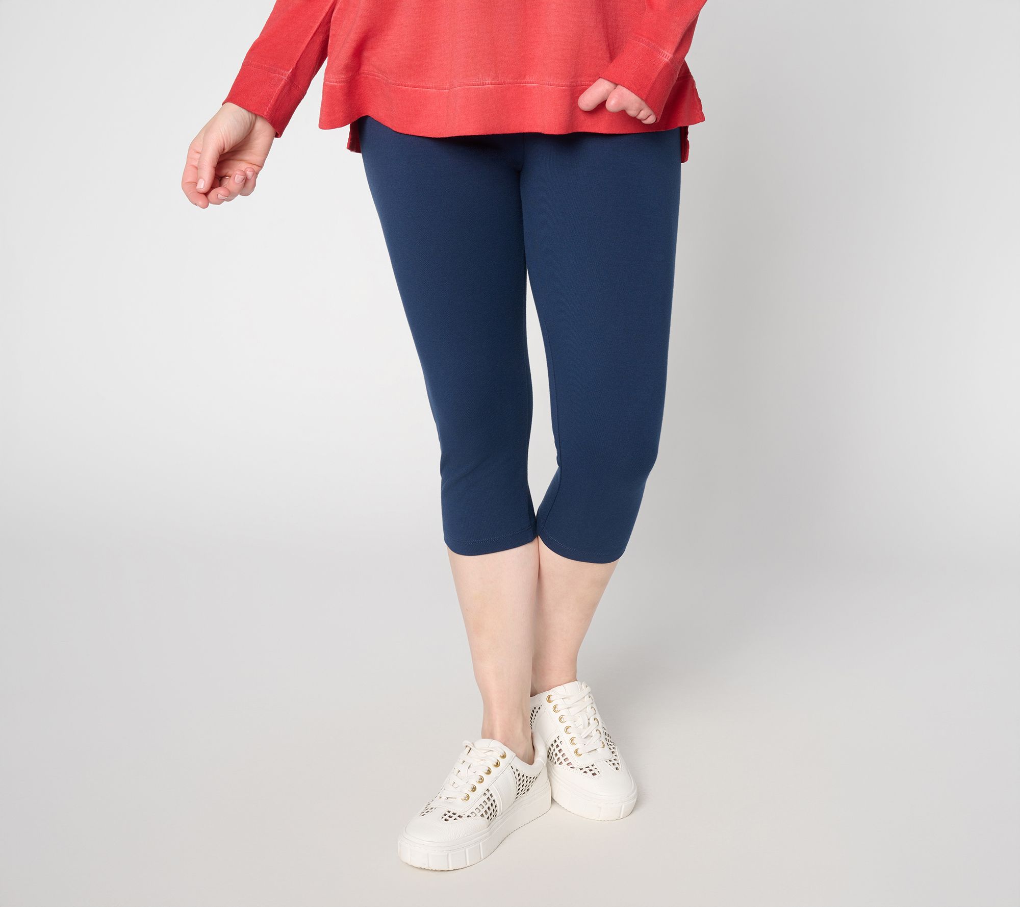 "As Is" LOGO Layers by Lori Goldstein Petite Skimmer Legging