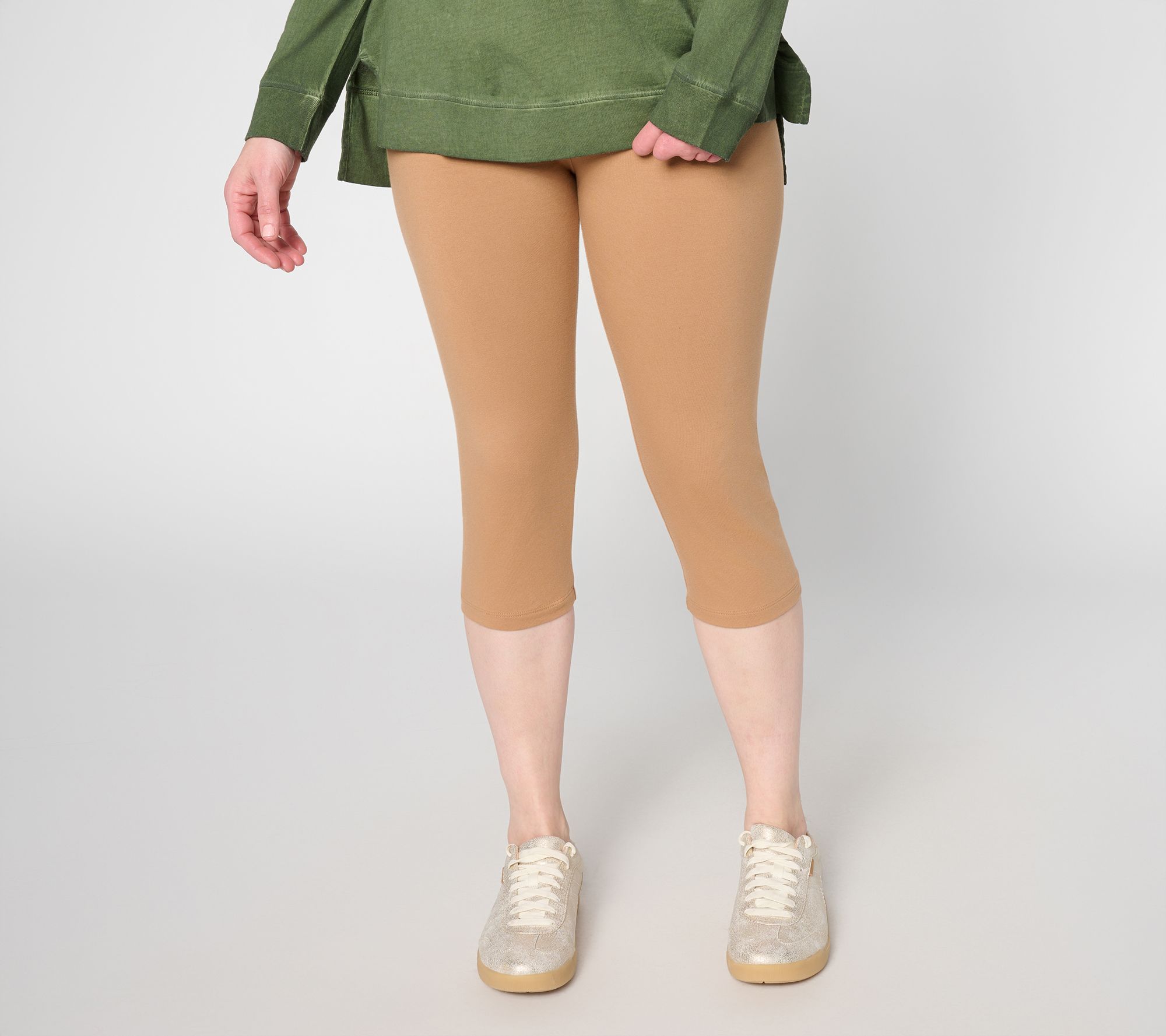 "As Is" LOGO Layers by Lori Goldstein Petite Skimmer Legging