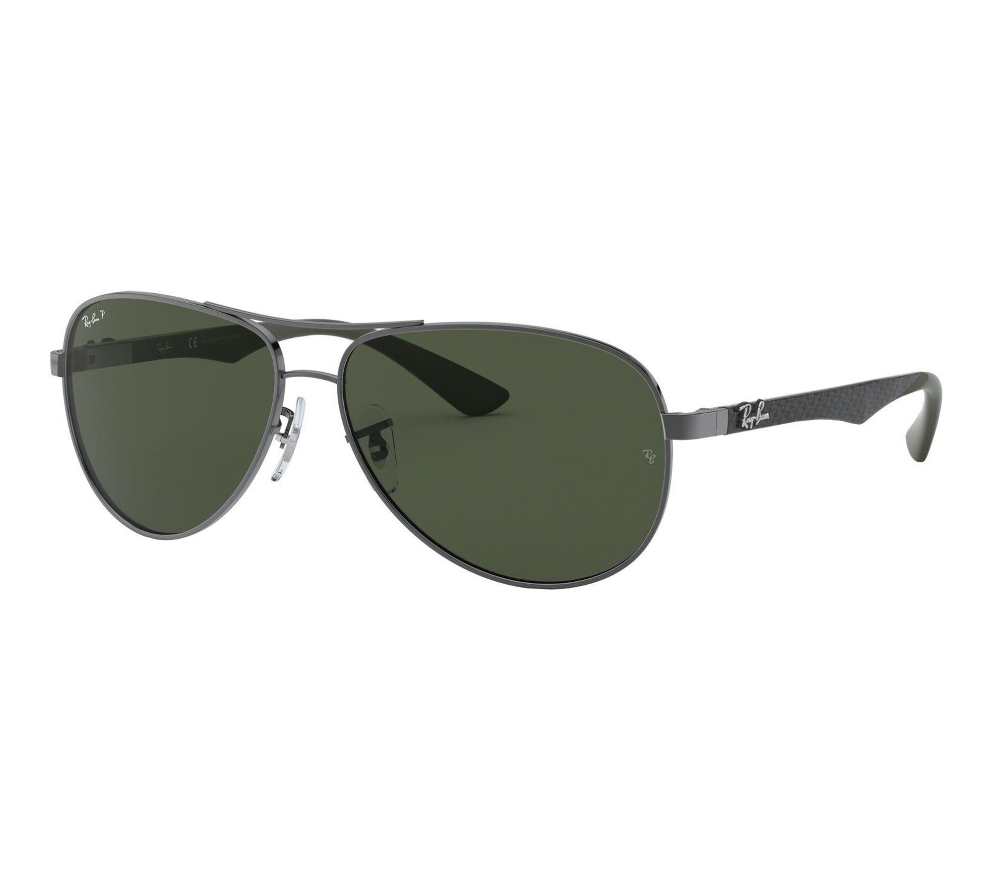Ray-Ban Polarized Carbon Fibre Sunglasses- Gunmetal-61mm