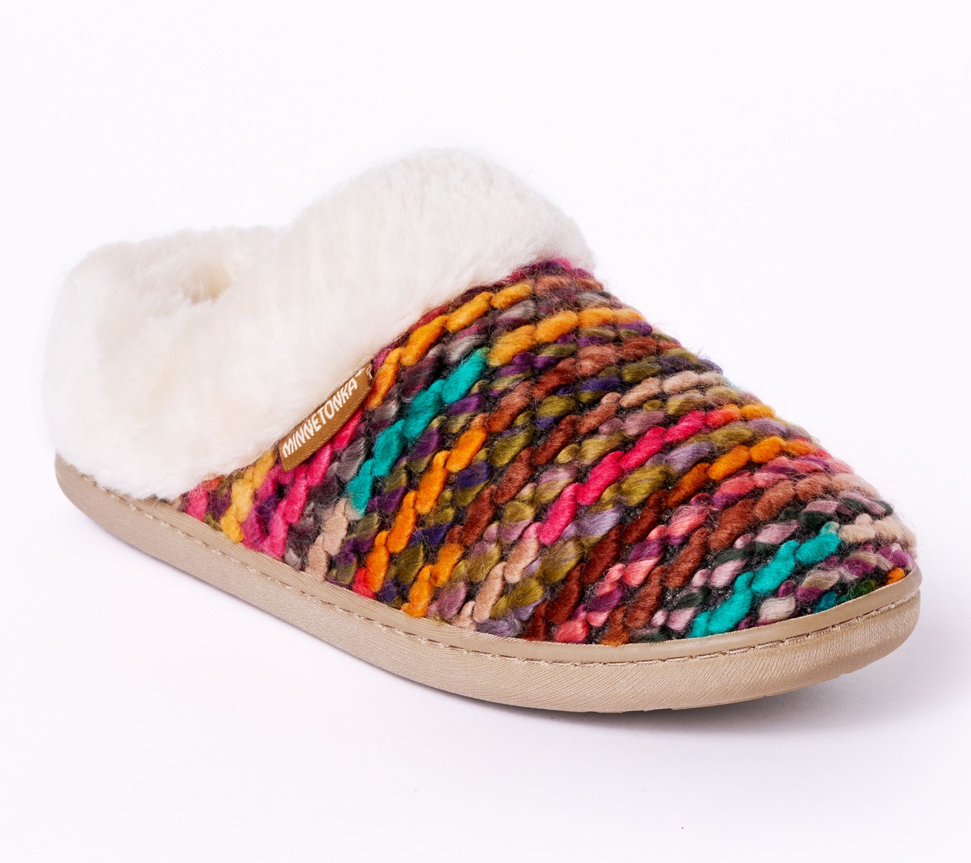 Minnetonka Women's Dina Clog Knit Slippers