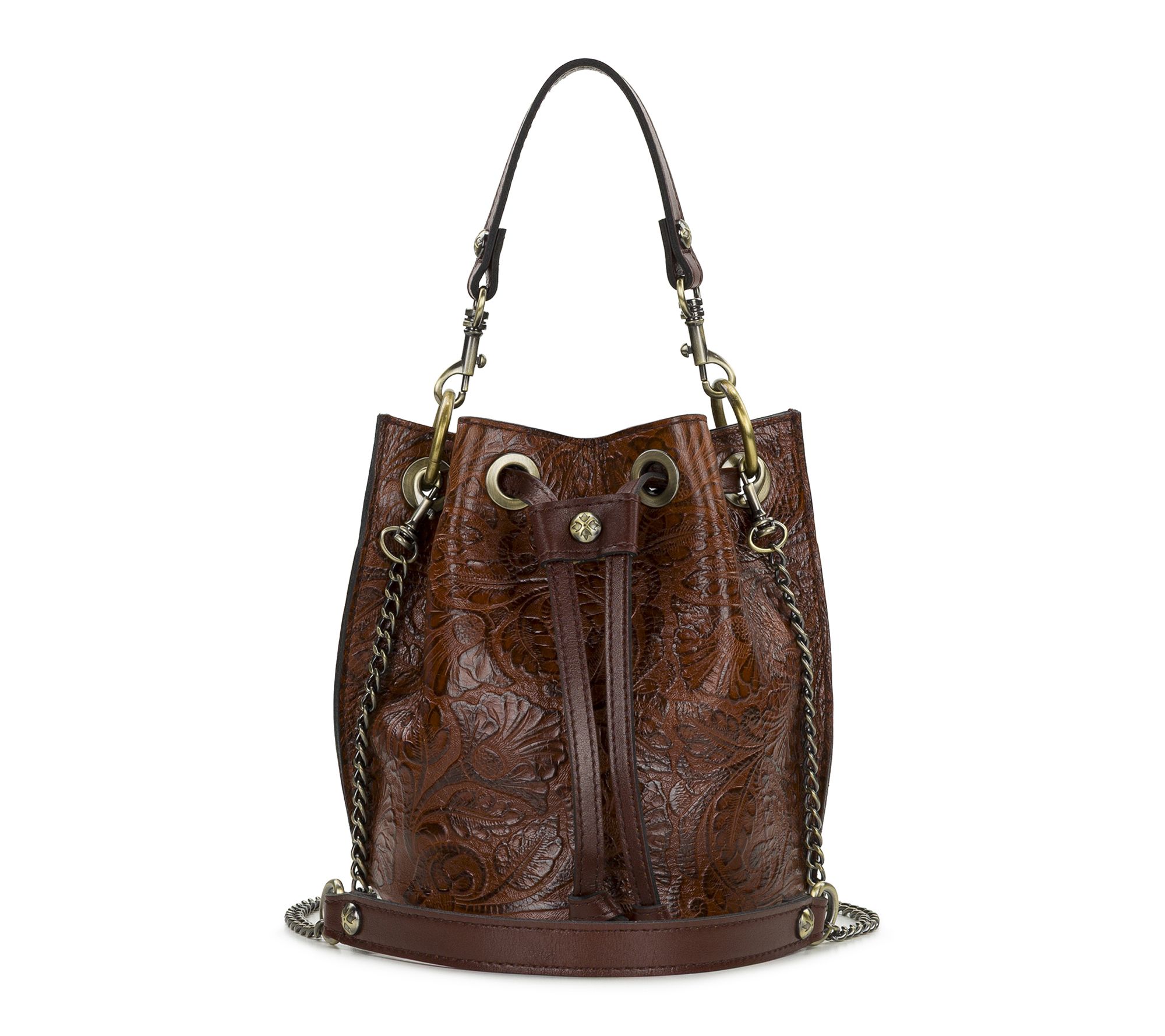  Patricia Nash Volania Drawstring - Brazilian Supple Tooled