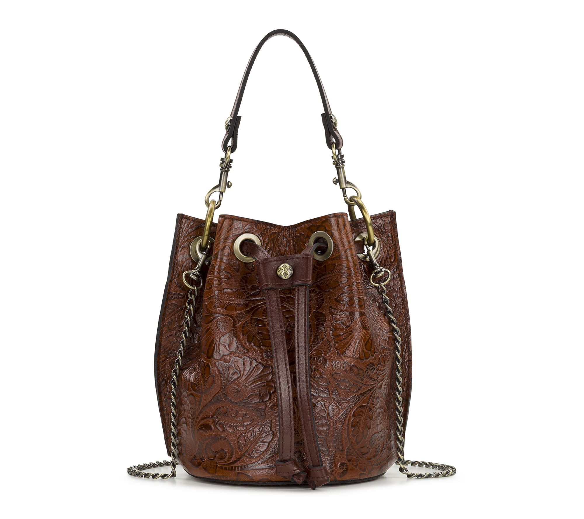 Patricia Nash Volania Drawstring - Brazilian Supple Tooled