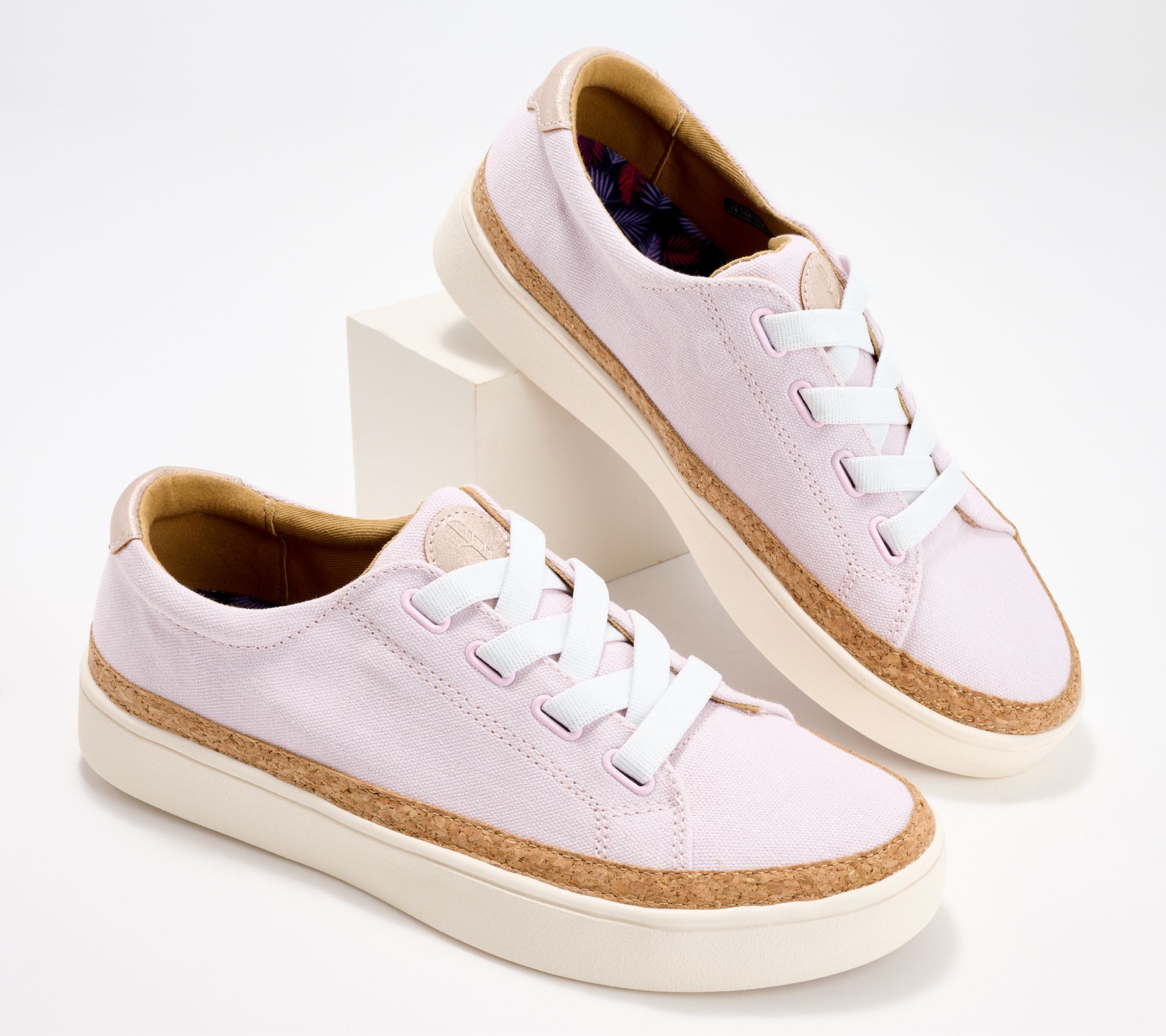 "As Is" Revitalign Orthotic Gore- Lace Slip-On Sneaker-Hermosa