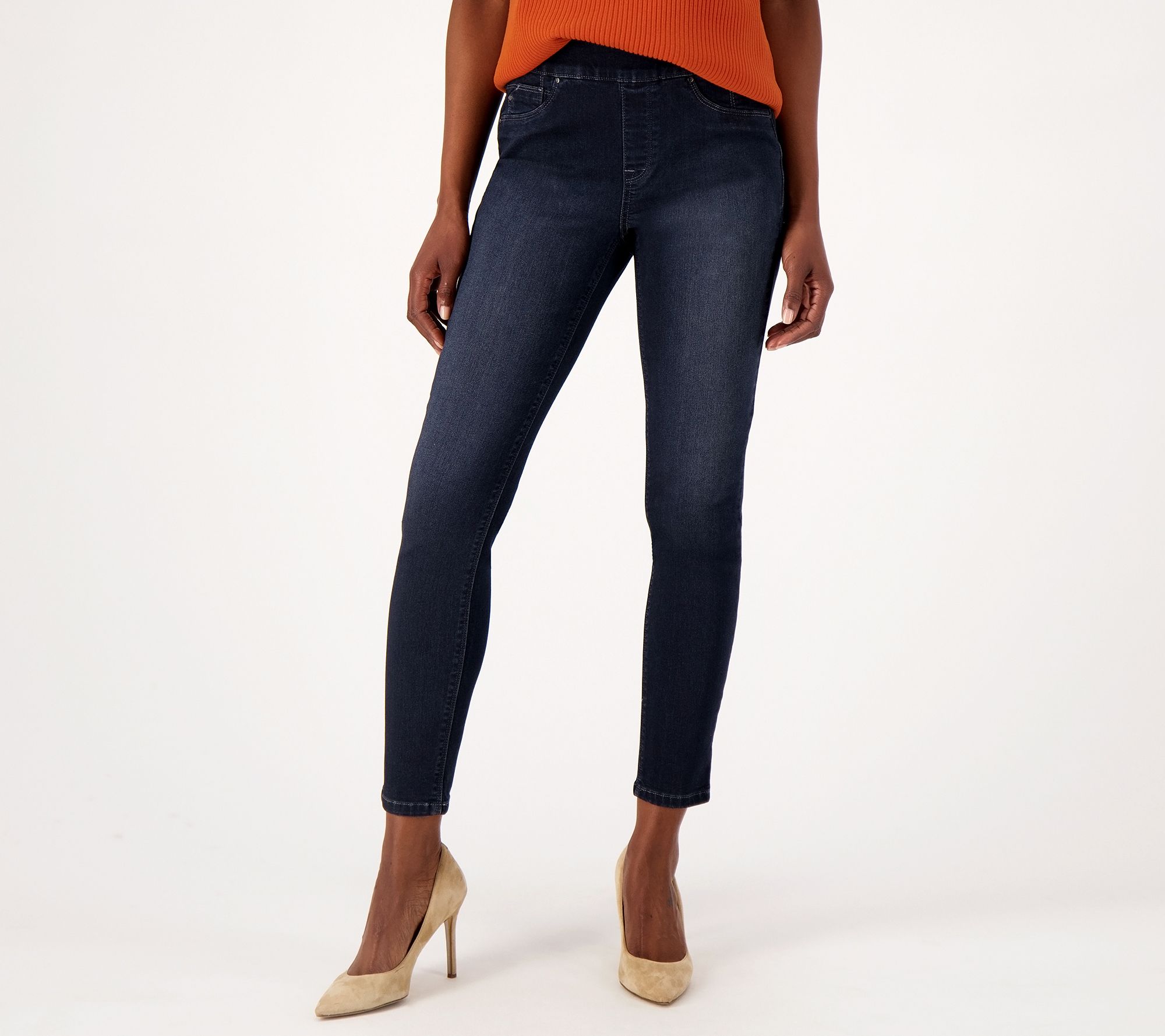 Laurie Felt Regular Silky Denim Cambre Ankle Skinny Jeans