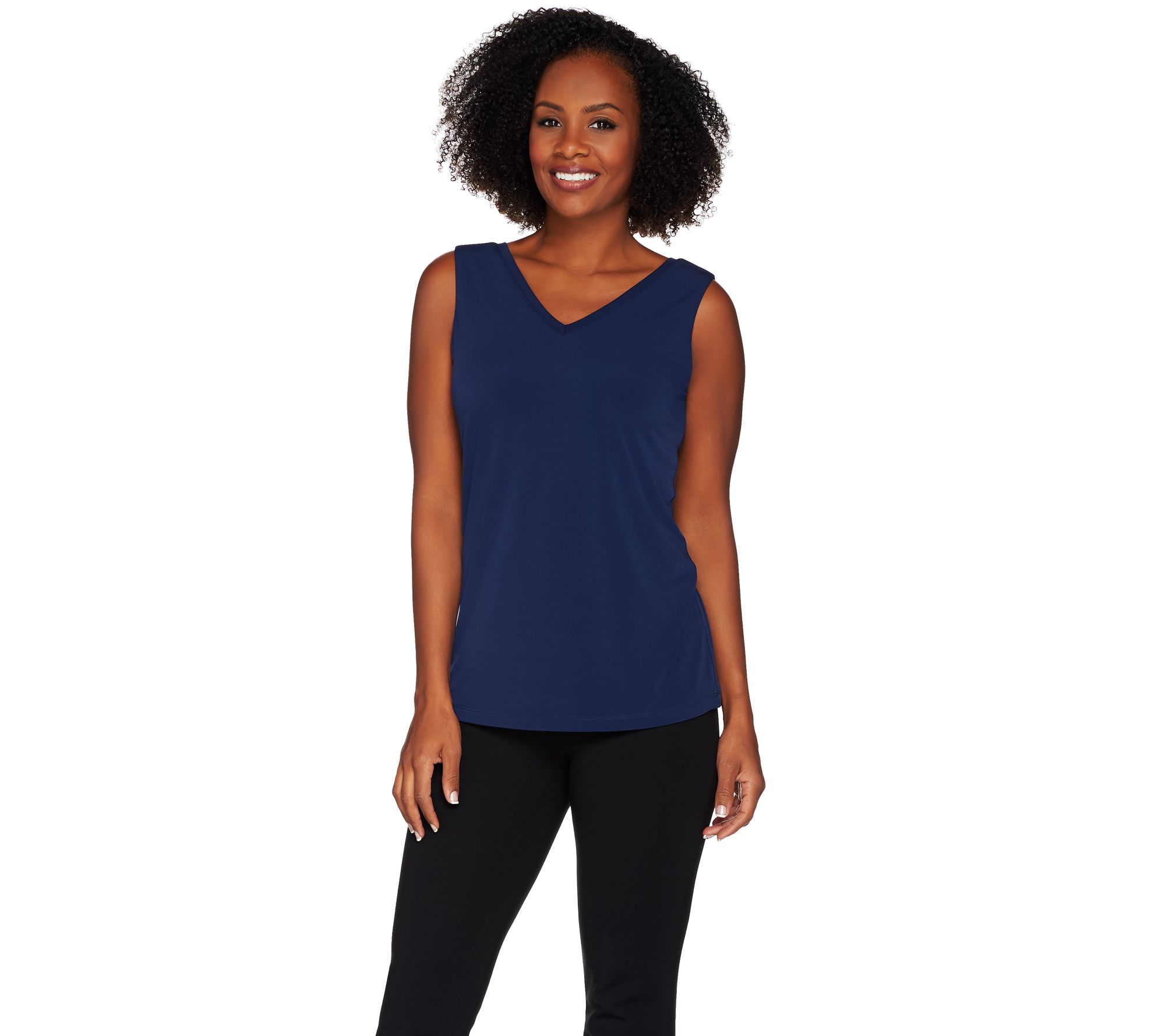 Belle by Kim Gravel Reversible Knit Tank - QVC.com