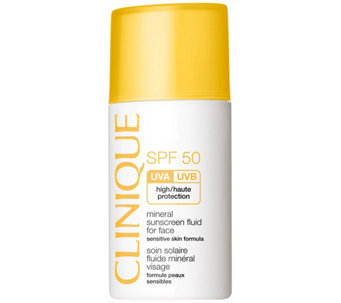 Clinique SPF 50 Mineral Sunscreen Fluid for Face, 1 fl oz - A414454