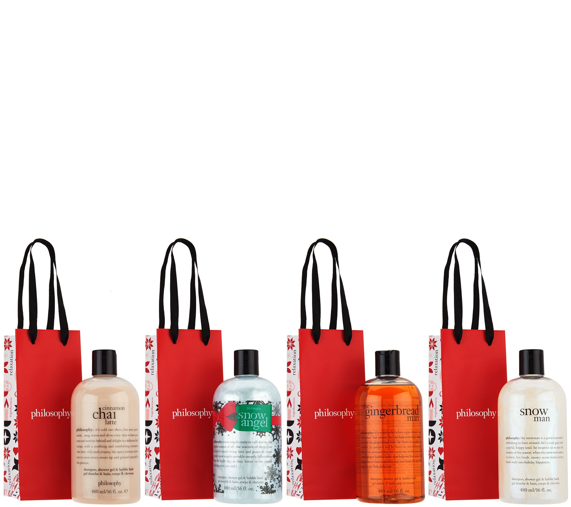 philosophy bubble celebration 4pc shower gel gifting kit