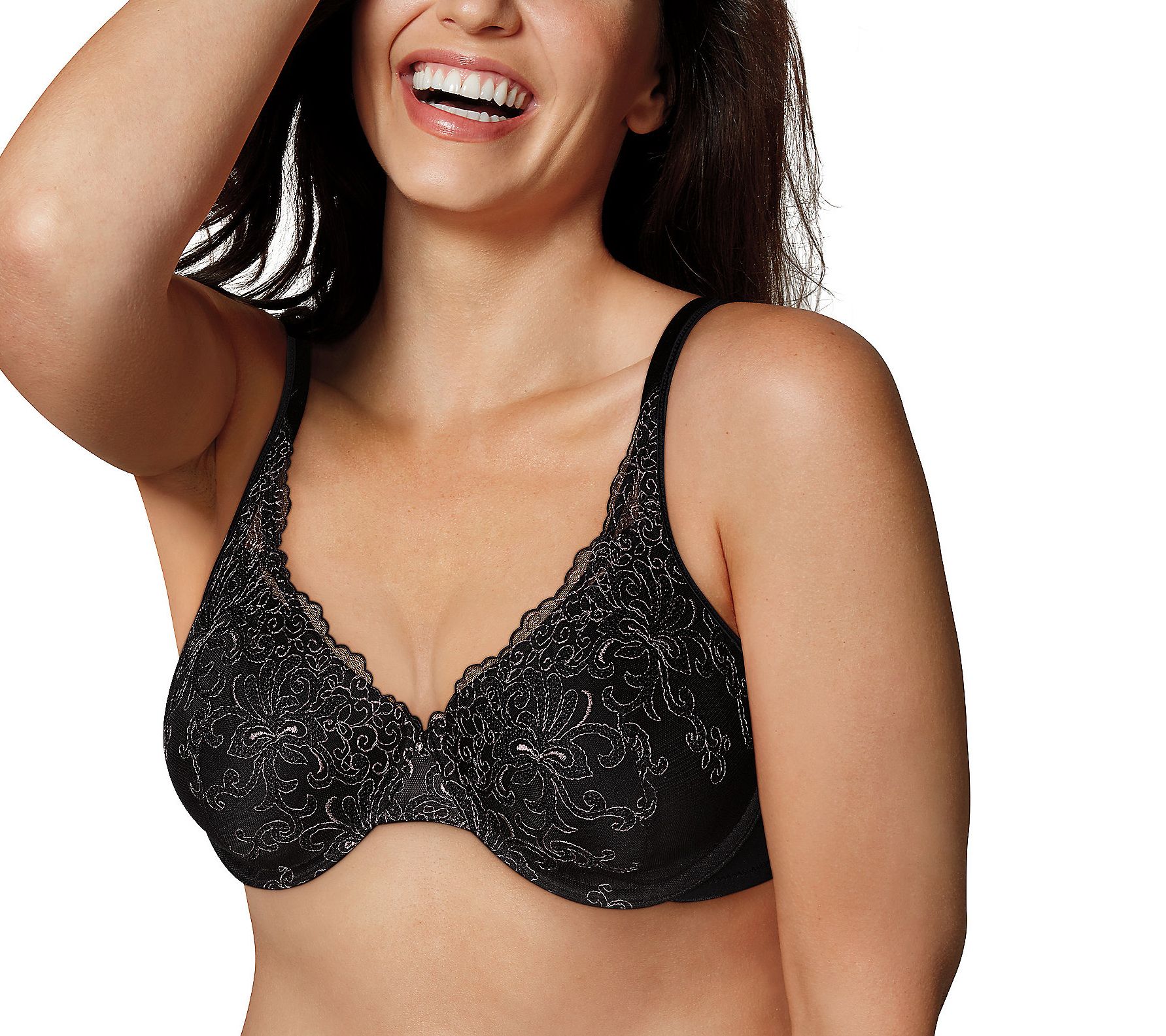 Playtex Beautiful Lift with Embroidery Underwire Bra 