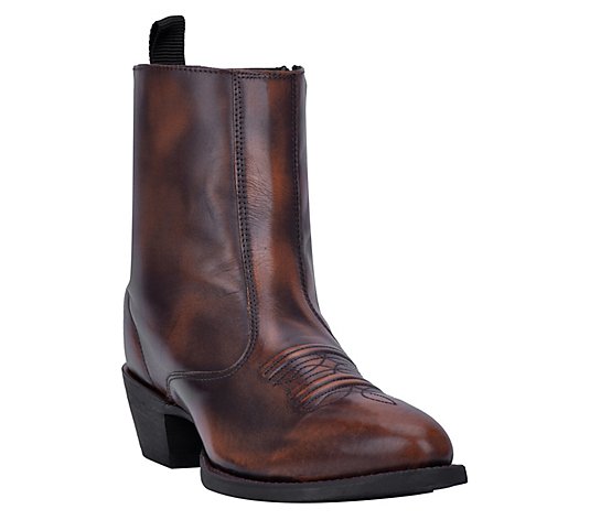 Laredo Men's Leather Side Zip Ankle Boots - Fletcher