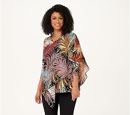 "As Is" Attitudes by Renee V-Neck Layered Tunic