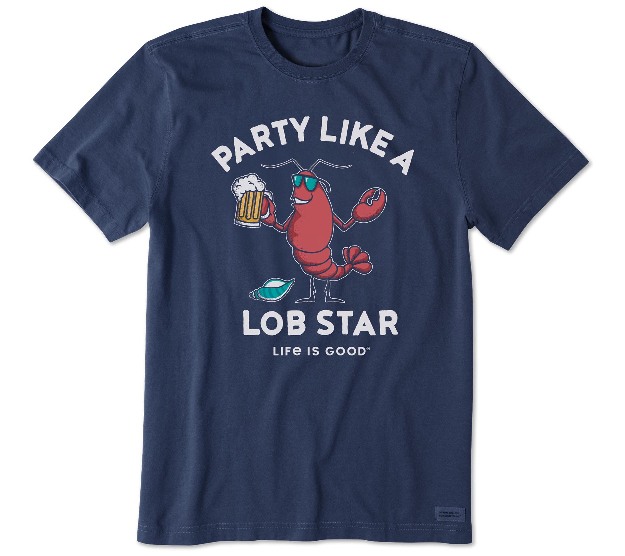 Life is Good Men's Party Like a Lob Star Crushe r Tee - QVC.com