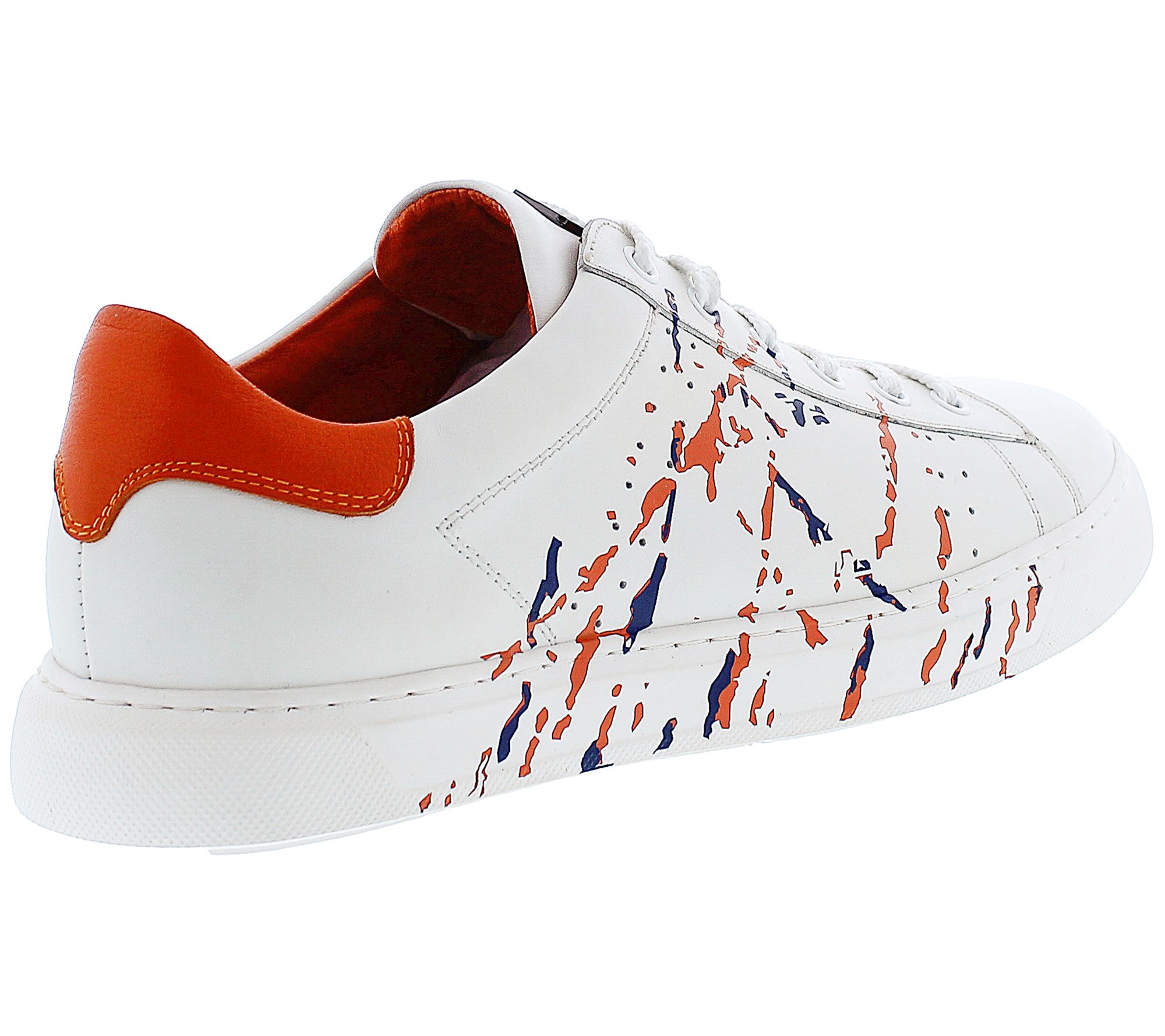 Robert Graham Men's Leather Lace Up Sneakers - Immersion - QVC.com