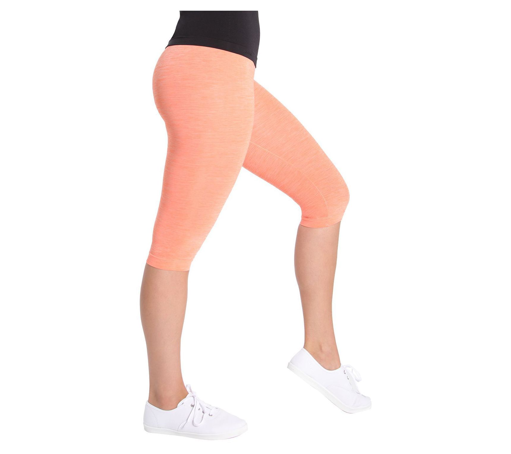Memoi High Waist Tummy Control Shaping Capri Le ggings