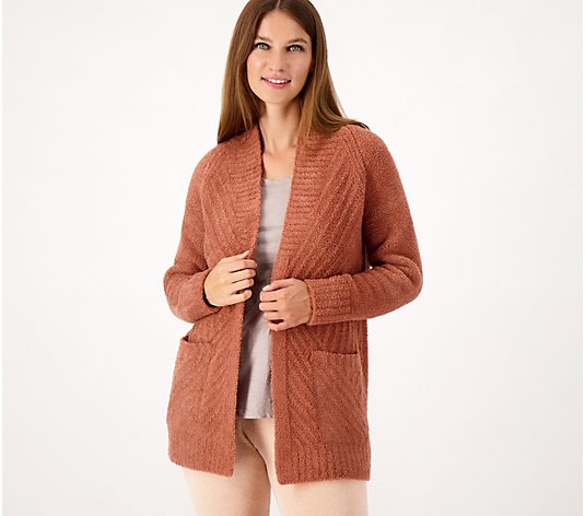 Barefoot Dreams CozyChic Directional Ribbed Cardigan